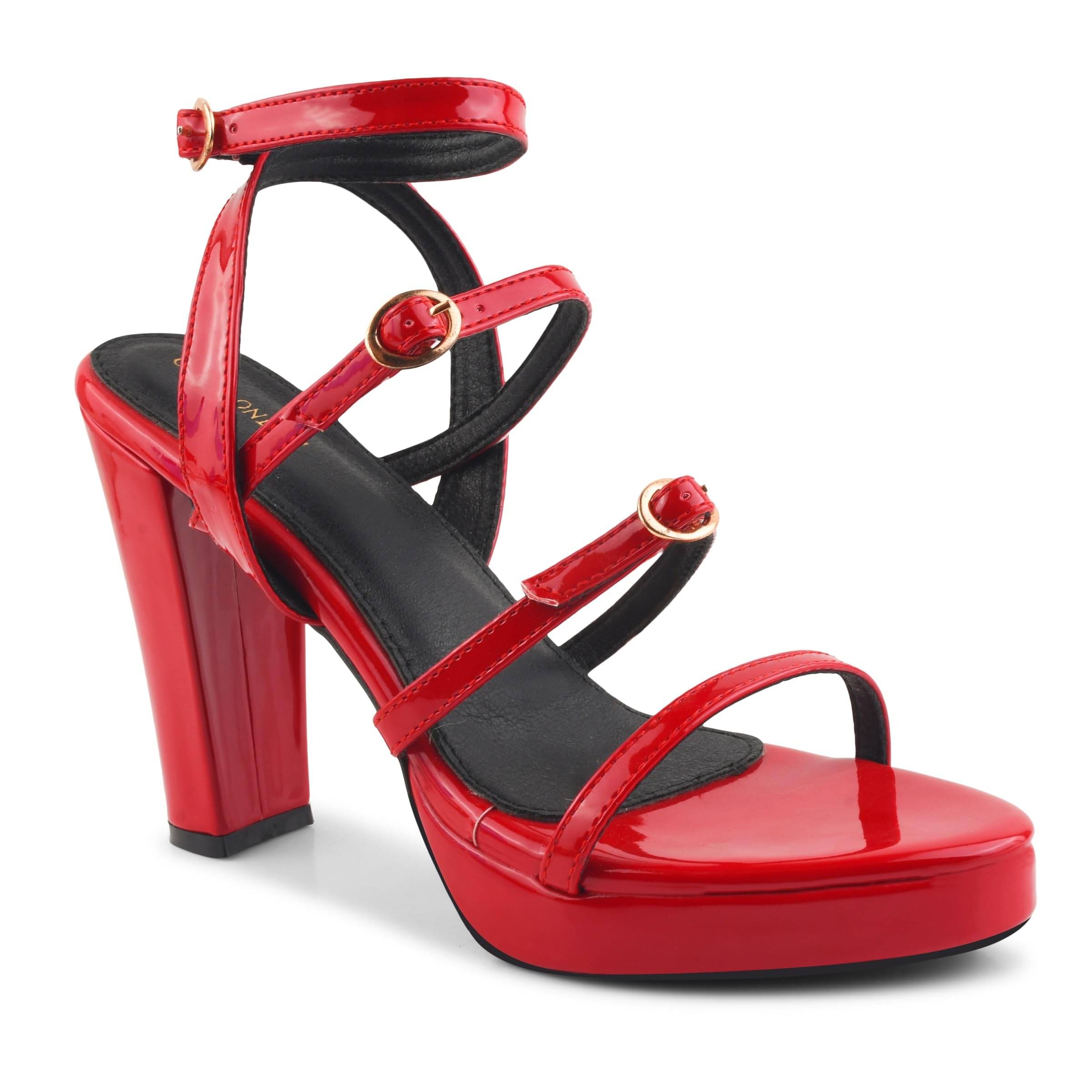     			CLOG LONDON Red Women's Slip On Heels