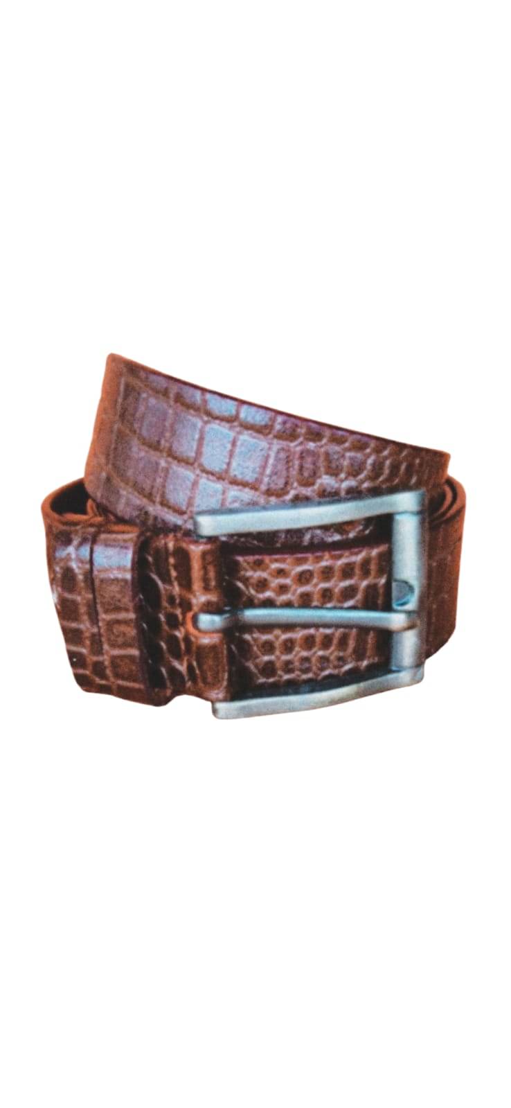     			COCO ROYAL - Brown Leather Men's Party Belt ( Pack of 1 )