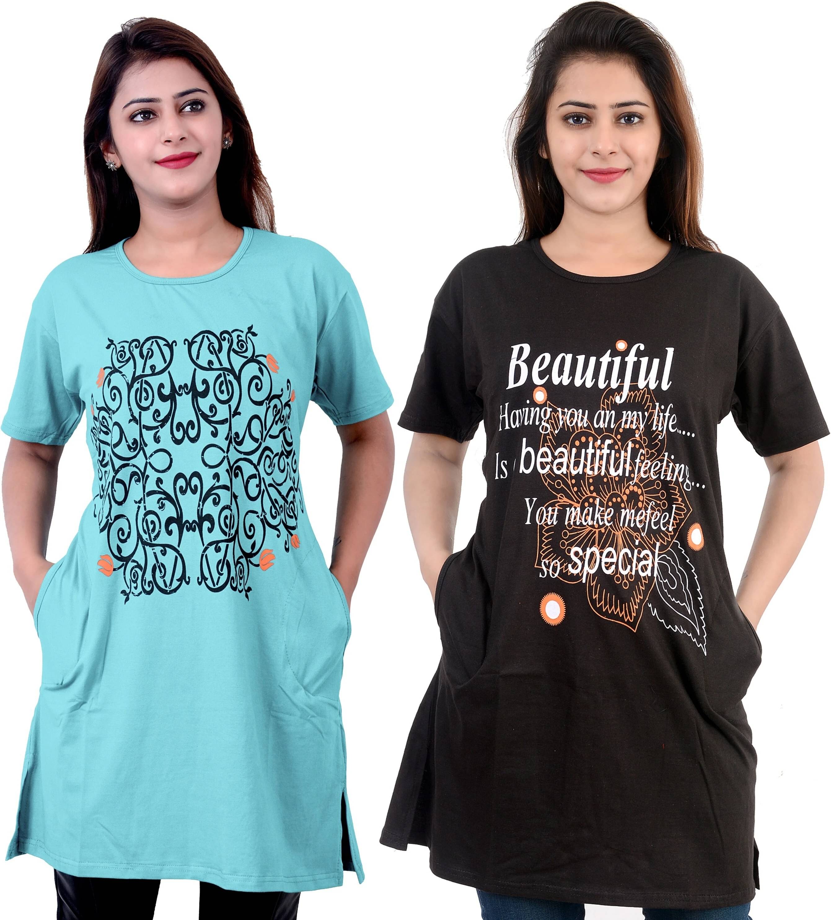     			Ddaspration Women's Cotton Blend Regular Top ( Multicolor )