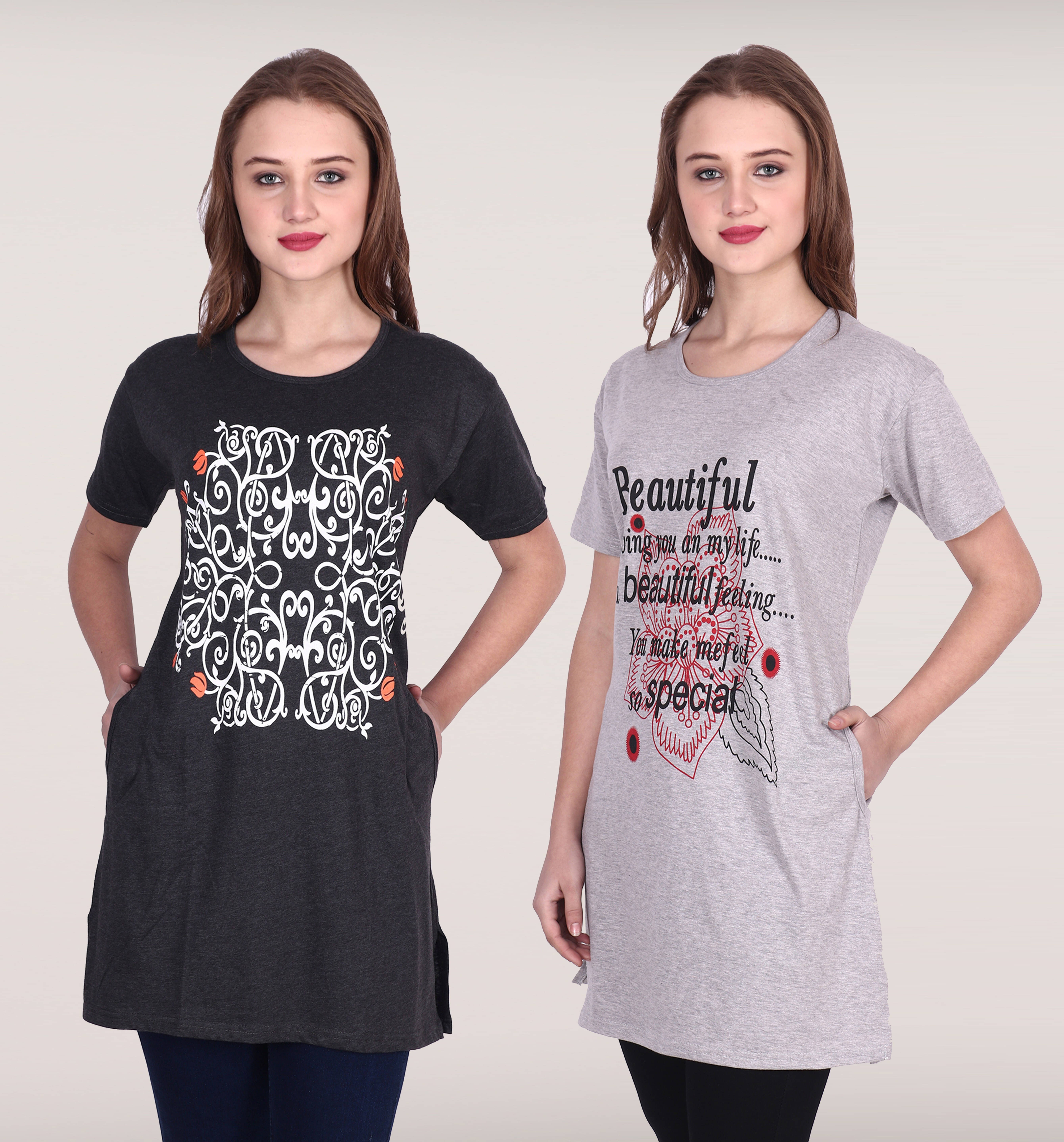 Ddaspration Women's Cotton Blend Regular Top ( Multicolor ) Ddaspration Women's Cotton Blend Regular Top ( Multicolor )