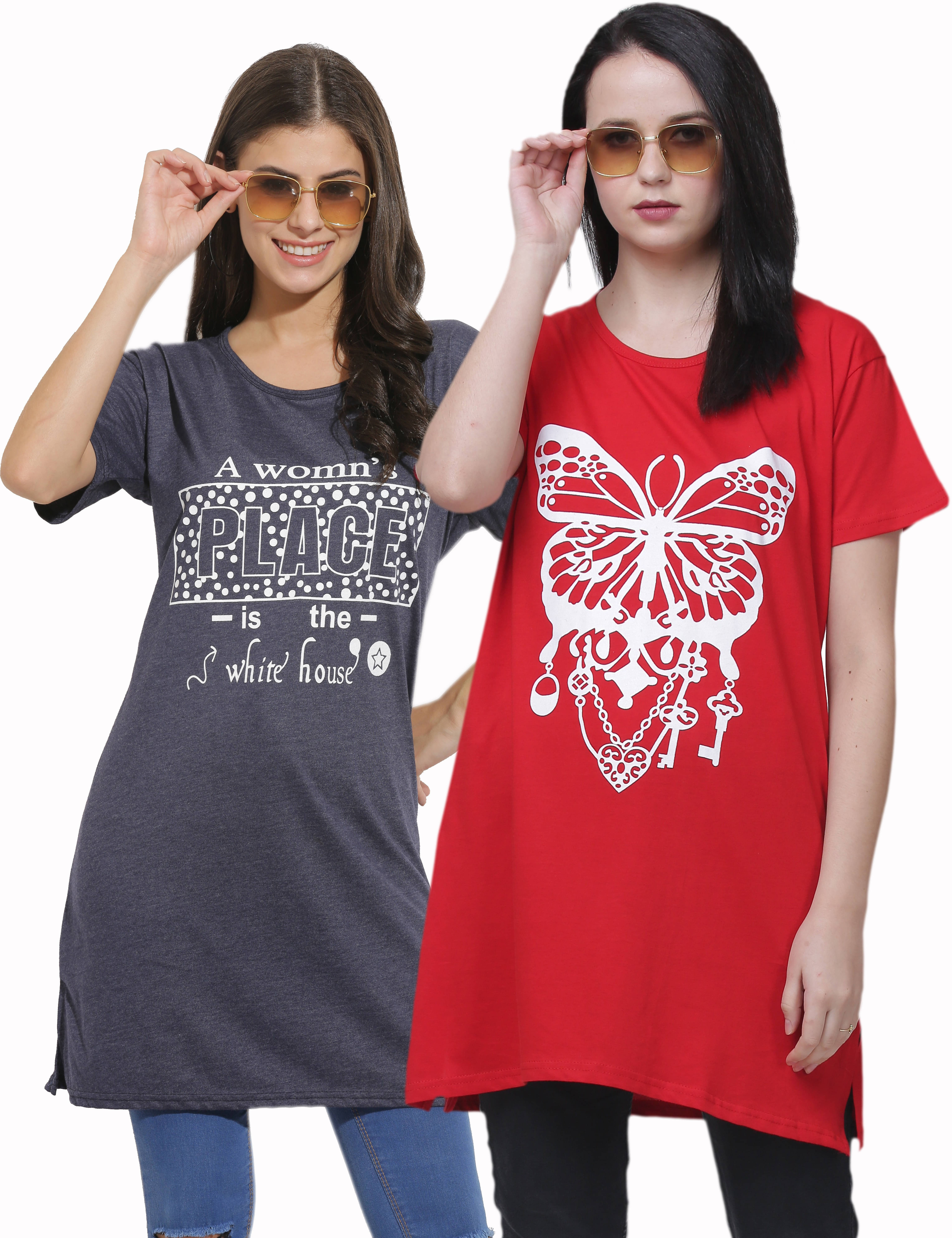 Ddaspration Women's Cotton Blend Regular Top ( Multicolor ) Ddaspration Women's Cotton Blend Regular Top ( Multicolor )