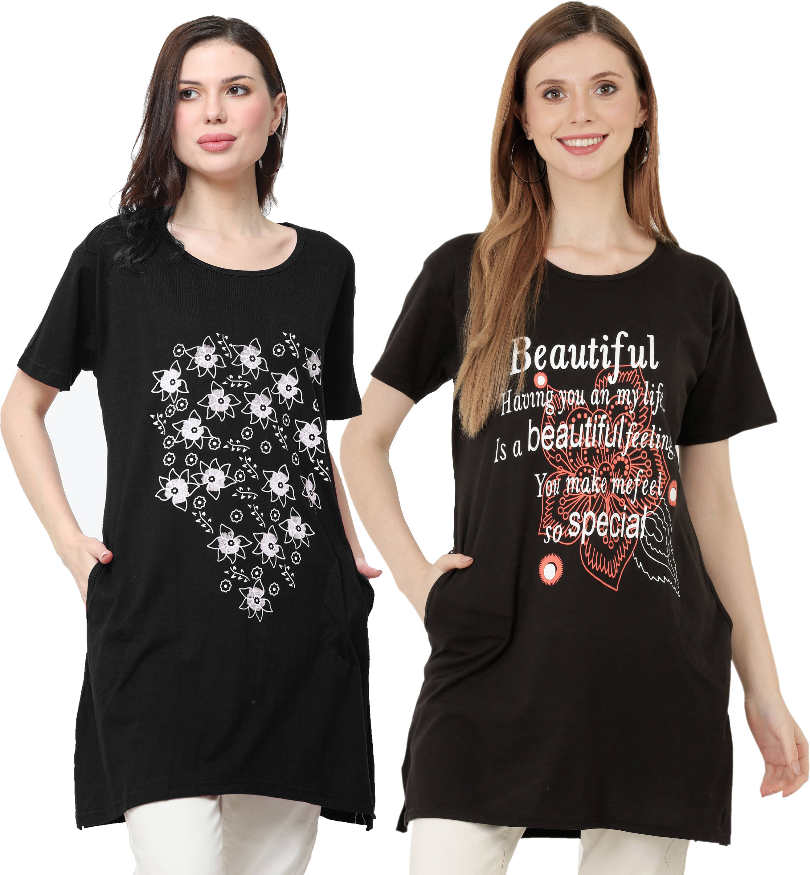 Ddaspration Women's Cotton Blend Regular Top ( Black ) Ddaspration Women's Cotton Blend Regular Top ( Black )