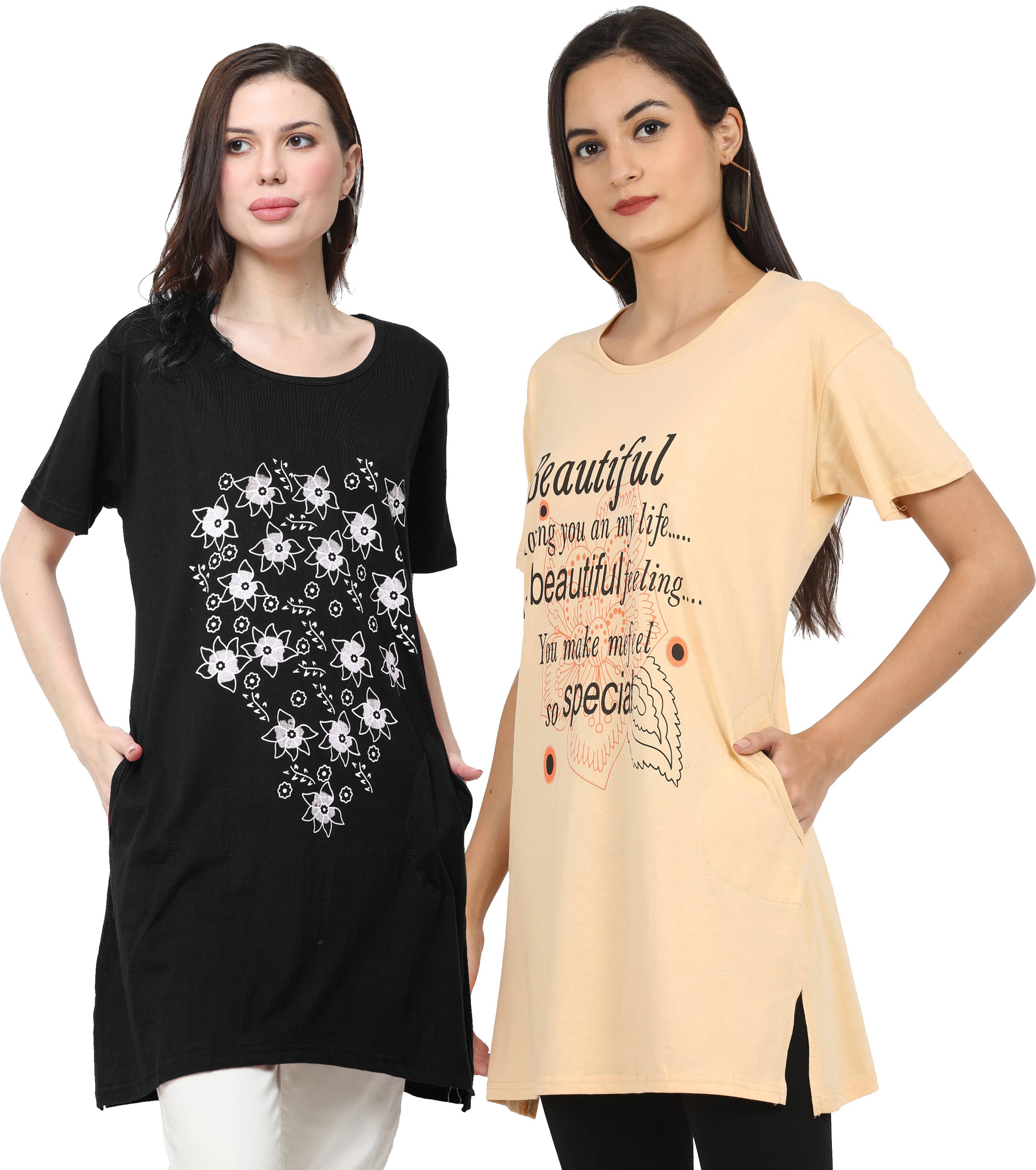 Ddaspration Women's Cotton Blend Regular Top ( Multicolor ) Ddaspration Women's Cotton Blend Regular Top ( Multicolor )