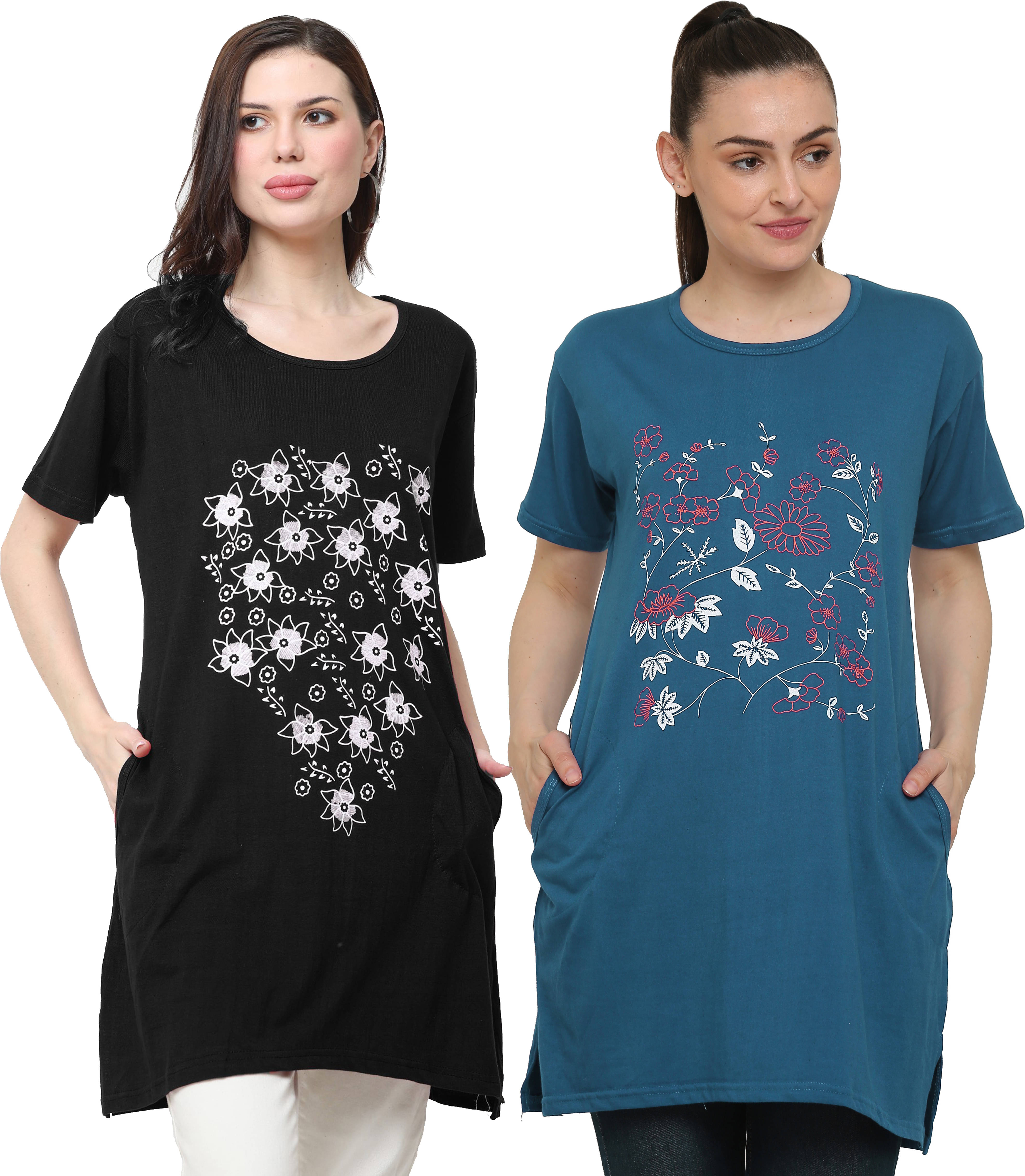     			Ddaspration Women's Cotton Blend Regular Top ( Multicolor )