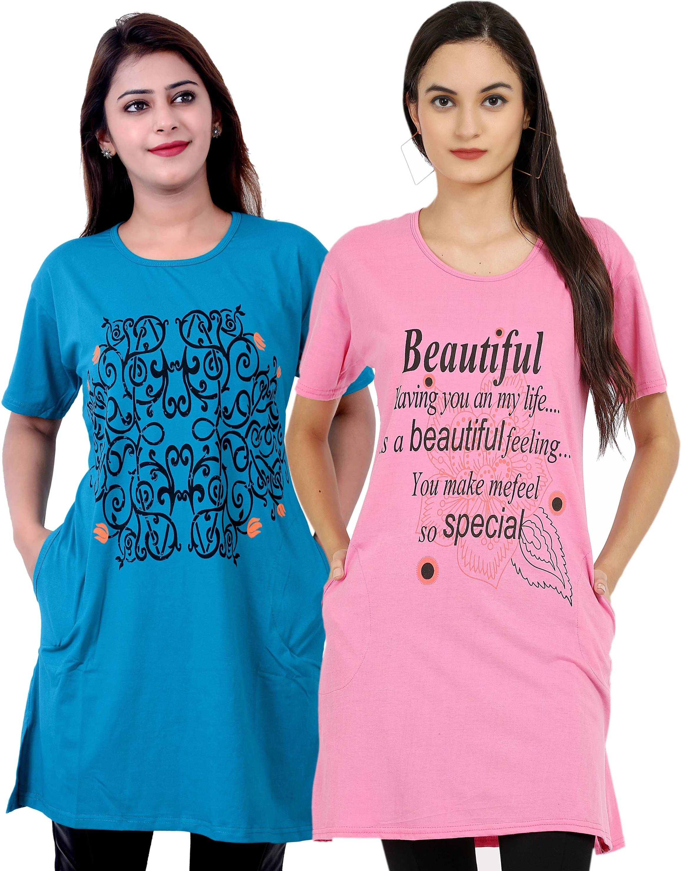     			Ddaspration Women's Cotton Blend Regular Top ( Multicolor )
