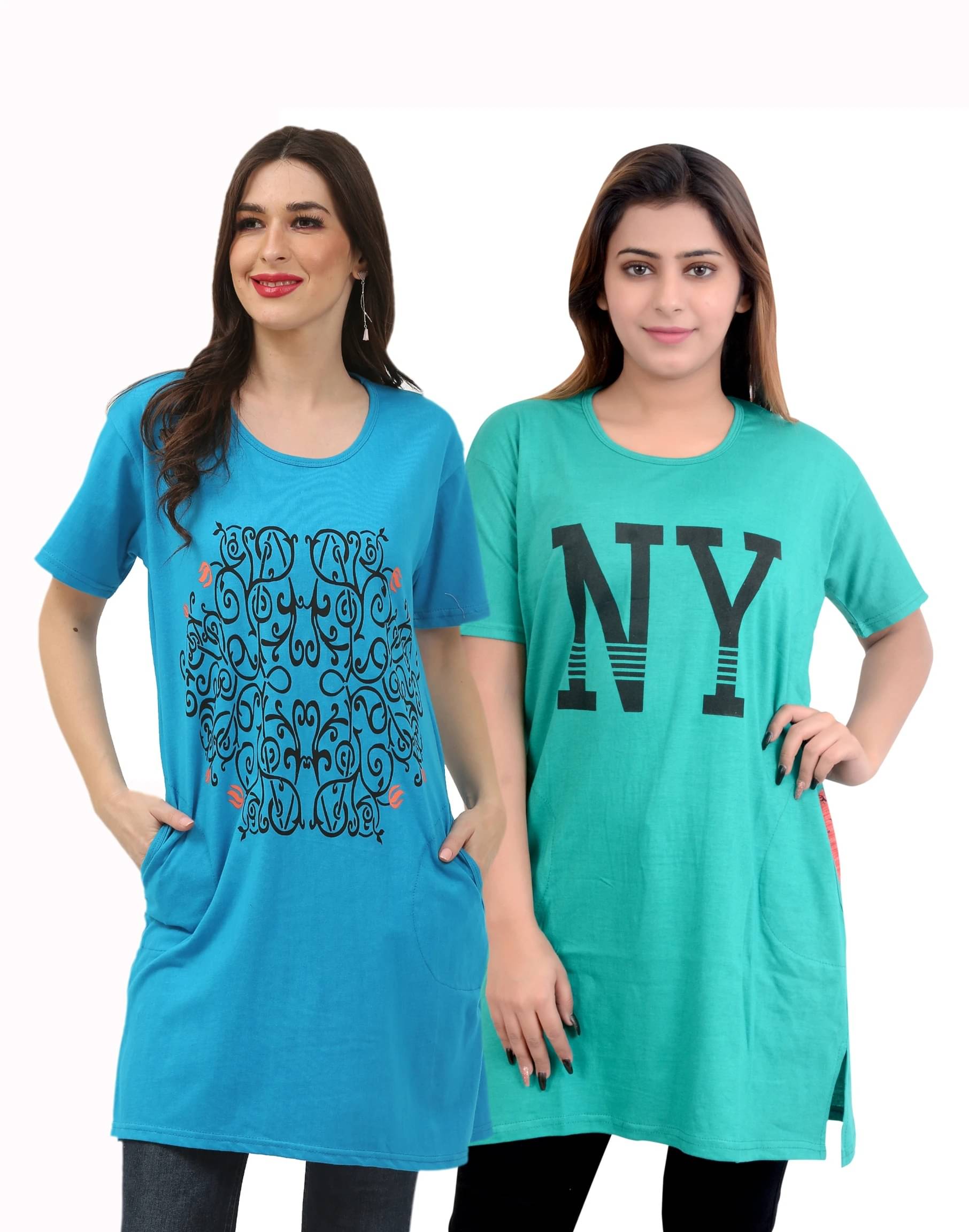     			Ddaspration Women's Cotton Blend Regular Top ( Multicolor )