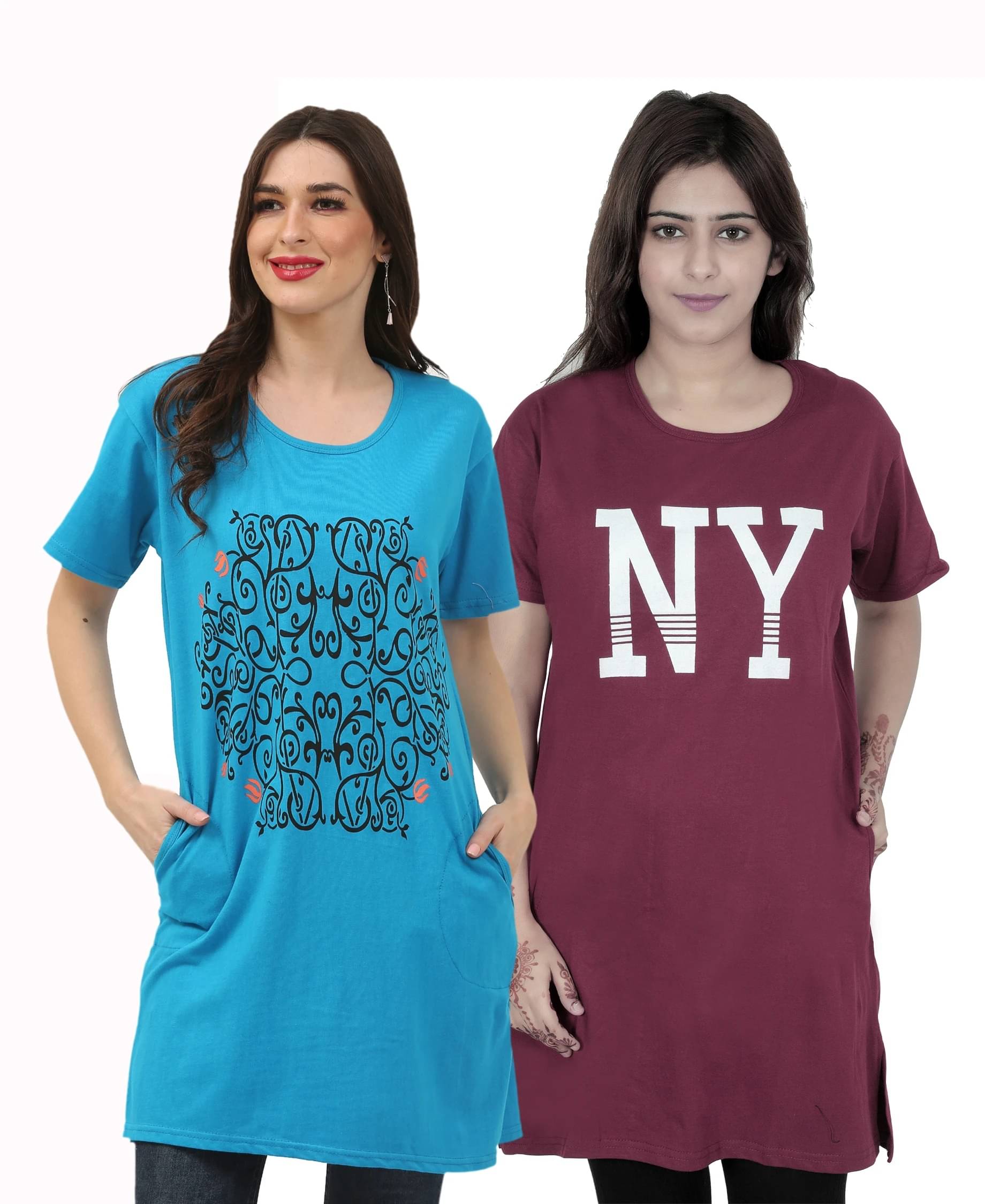     			Ddaspration Women's Cotton Blend Regular Top ( Multicolor )