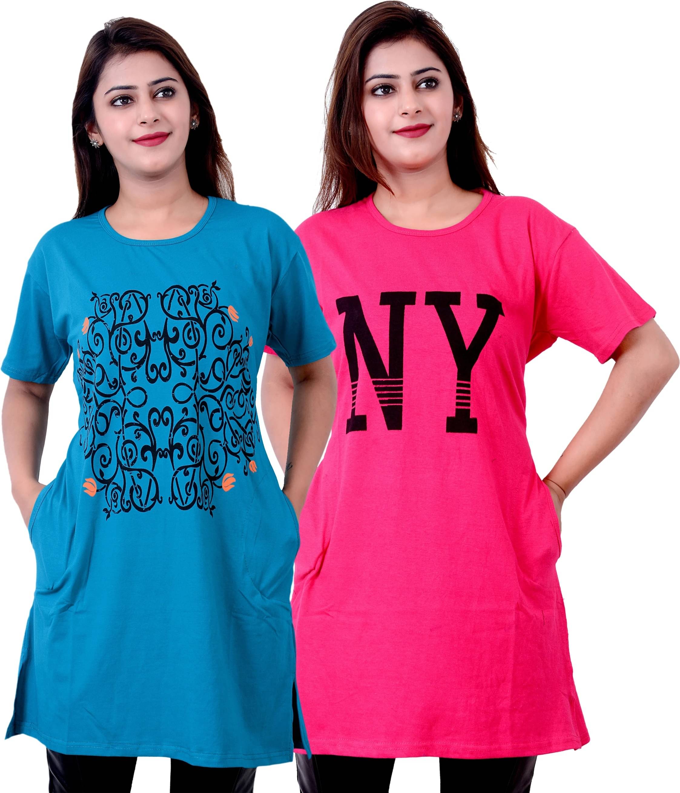 Ddaspration Women's Cotton Blend Regular Top ( Multicolor ) Ddaspration Women's Cotton Blend Regular Top ( Multicolor )