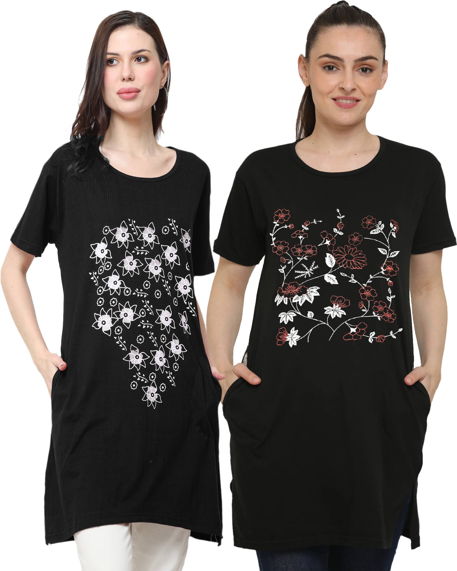 Ddaspration Women's Cotton Blend Regular Top ( Black ) Ddaspration Women's Cotton Blend Regular Top ( Black )