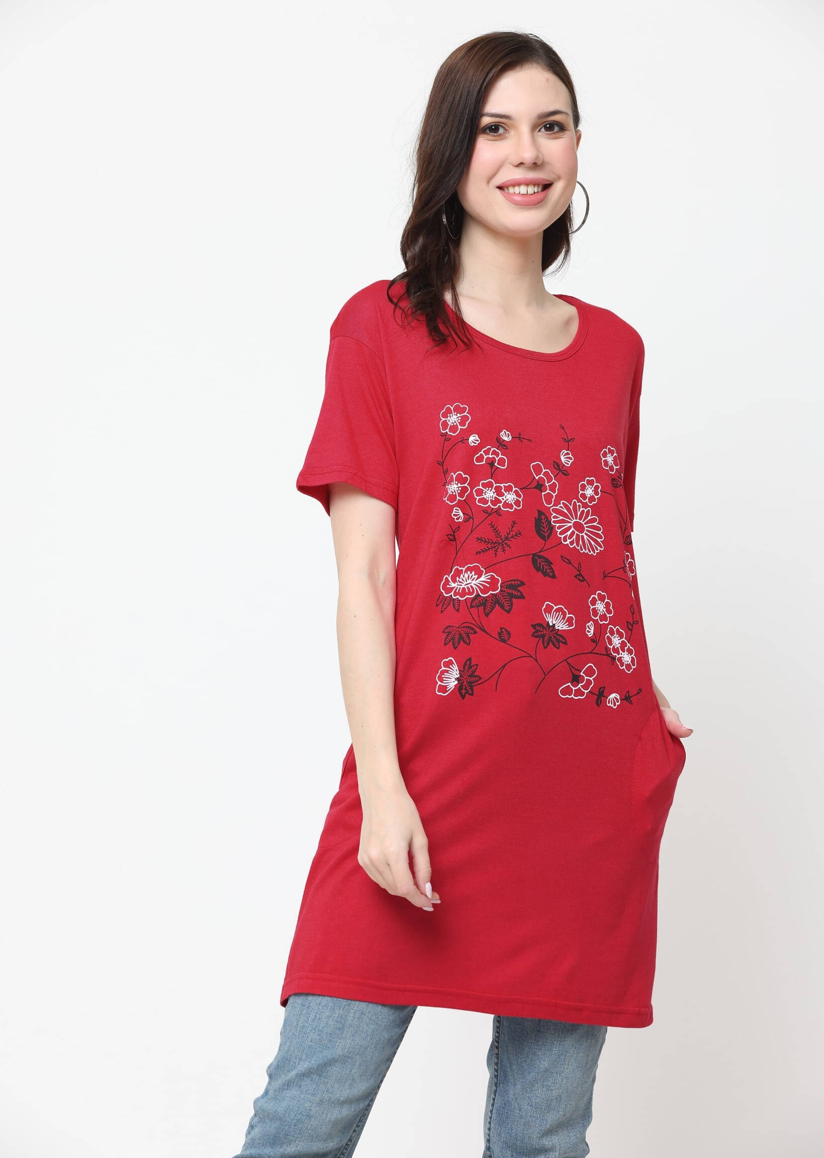Ddaspration Women's Cotton Blend Regular Top ( Multicolor ) Ddaspration Women's Cotton Blend Regular Top ( Multicolor )