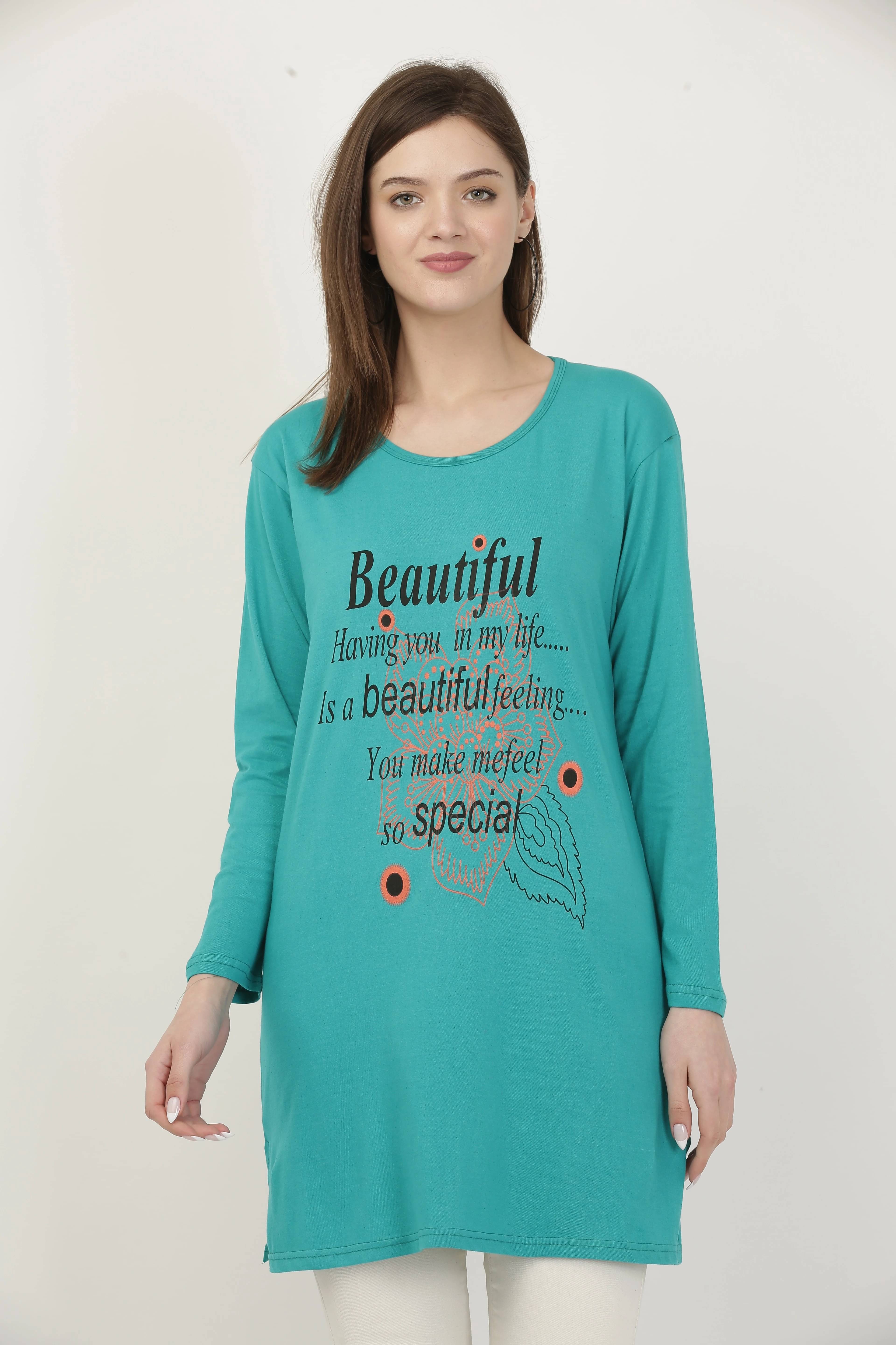 Ddaspration Women's Cotton Blend Regular Top ( Green ) Ddaspration Women's Cotton Blend Regular Top ( Green )