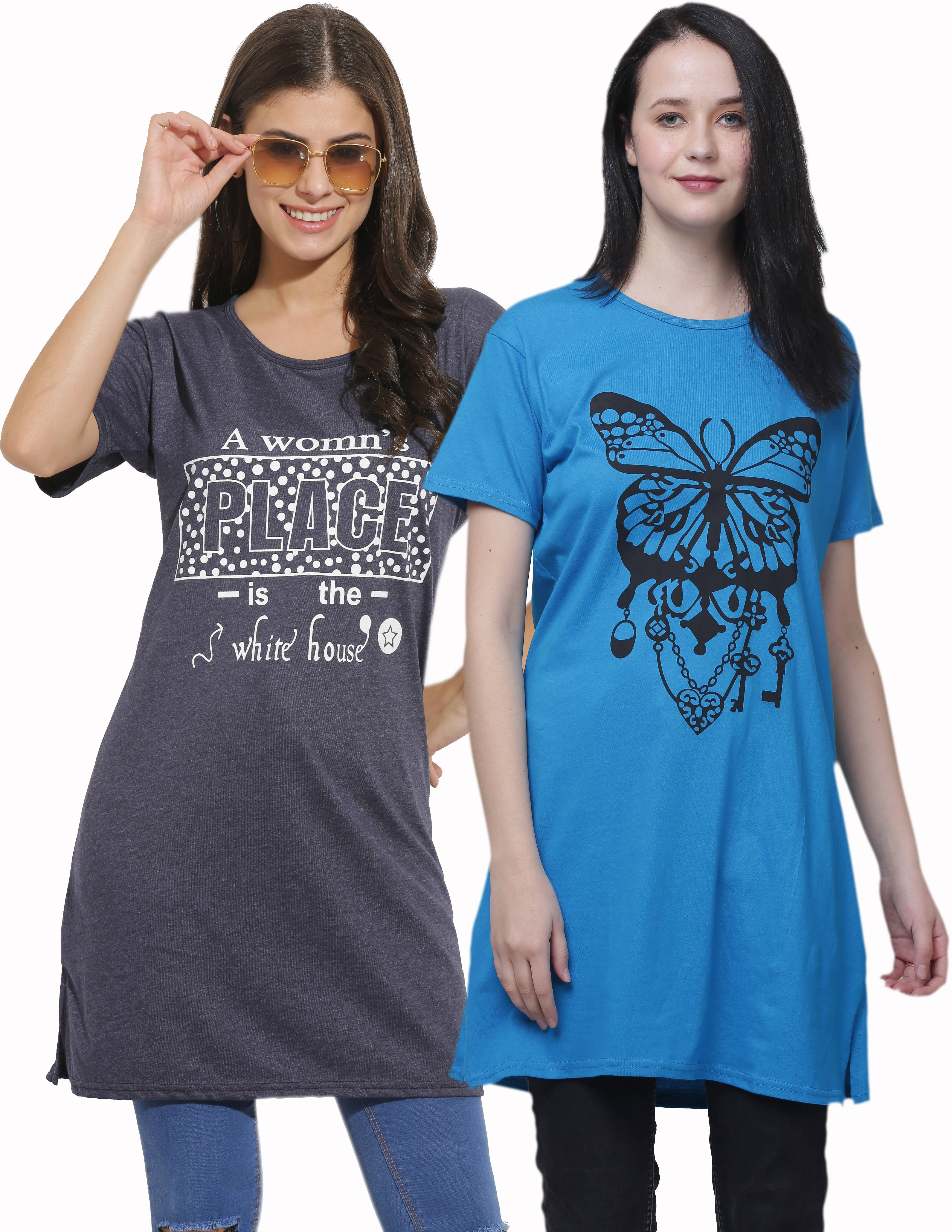 Ddaspration Women's Cotton Blend Regular Top ( Multicolor ) Ddaspration Women's Cotton Blend Regular Top ( Multicolor )