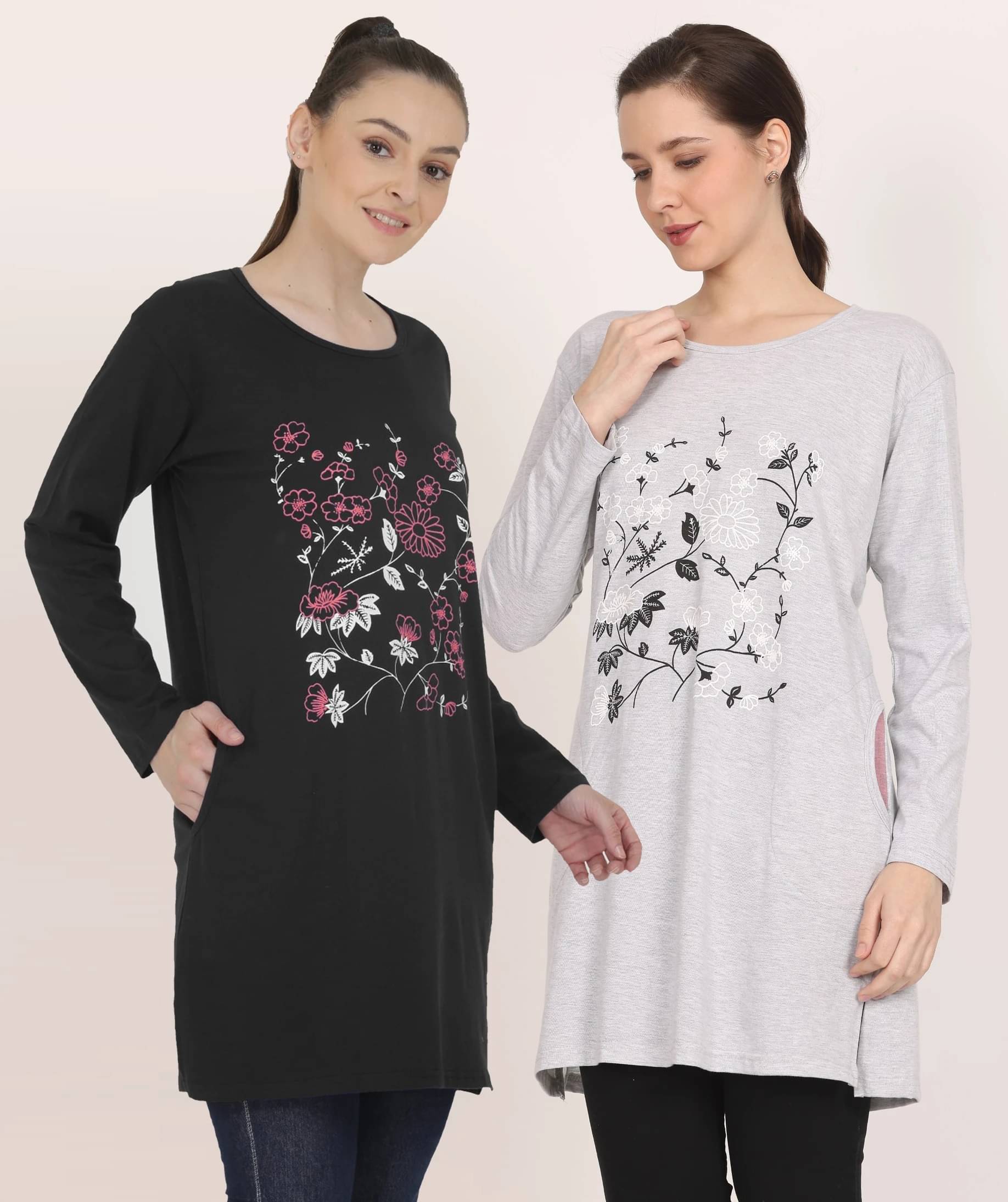 Ddaspration Women's Cotton Blend Regular Top ( Multicolor ) Ddaspration Women's Cotton Blend Regular Top ( Multicolor )