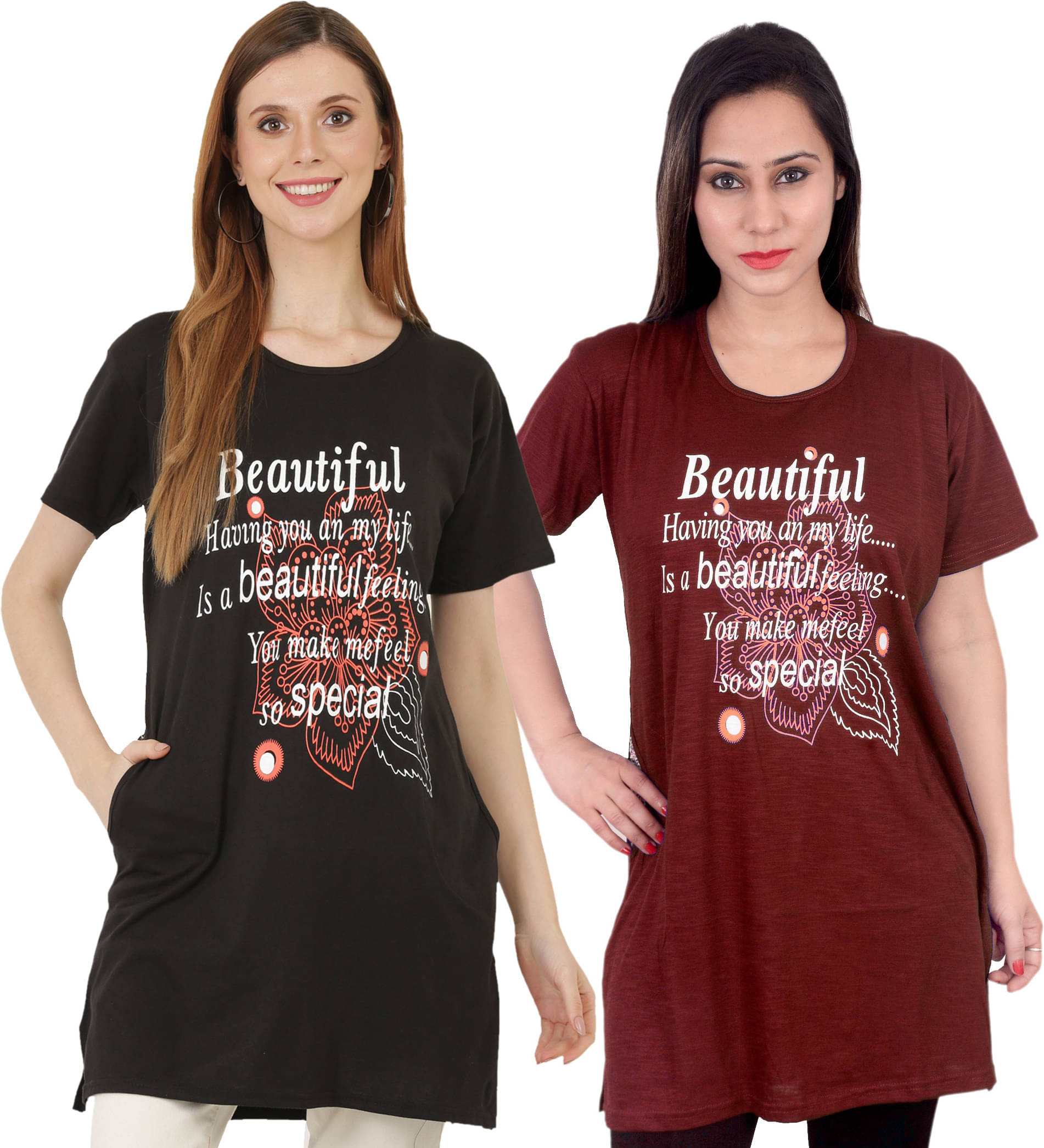 Ddaspration Women's Cotton Blend Regular Top ( Multicolor ) Ddaspration Women's Cotton Blend Regular Top ( Multicolor )