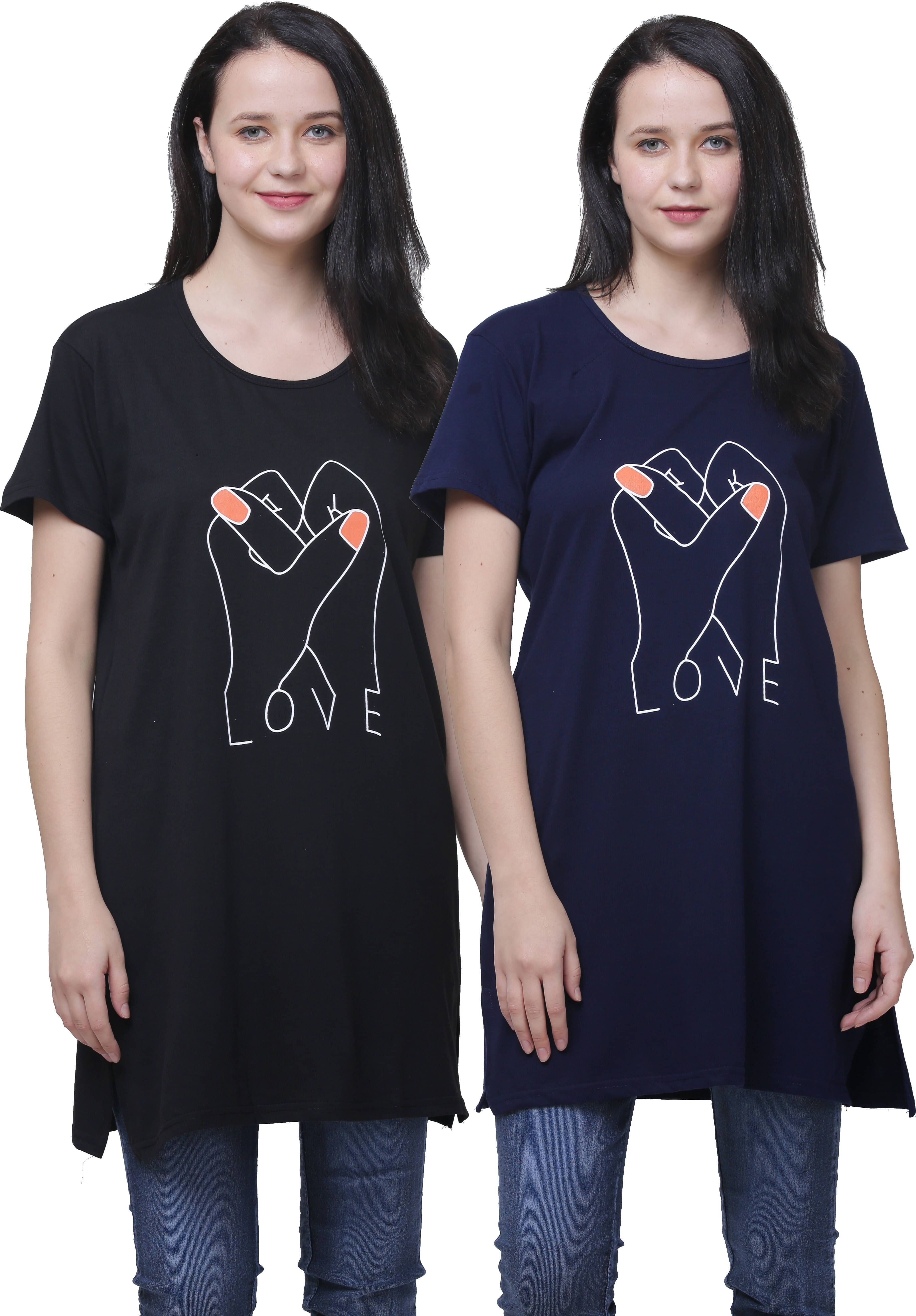 Ddaspration Women's Cotton Blend Regular Top ( Multicolor ) Ddaspration Women's Cotton Blend Regular Top ( Multicolor )