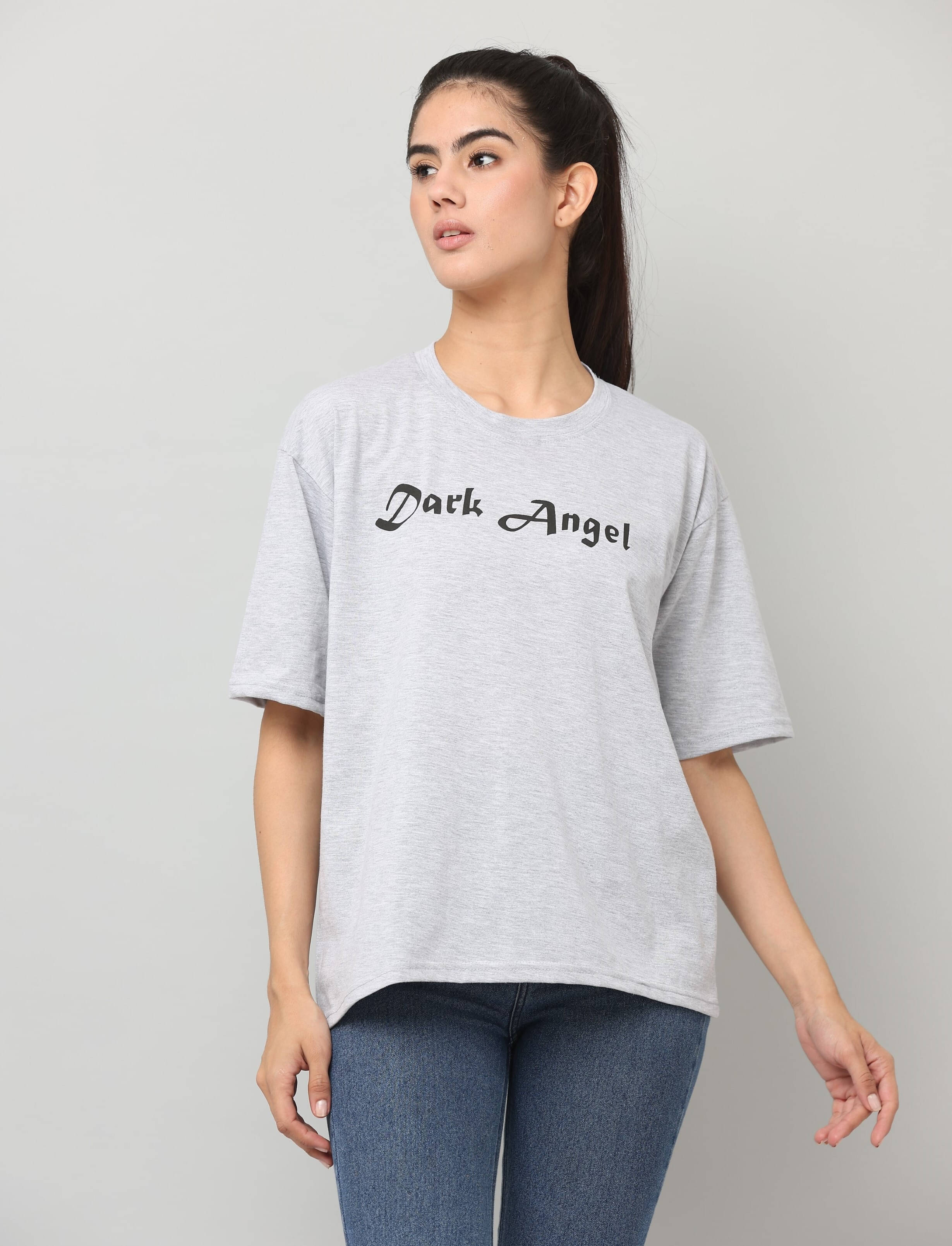     			Ddaspration Women's Cotton Blend Regular Top ( Grey )