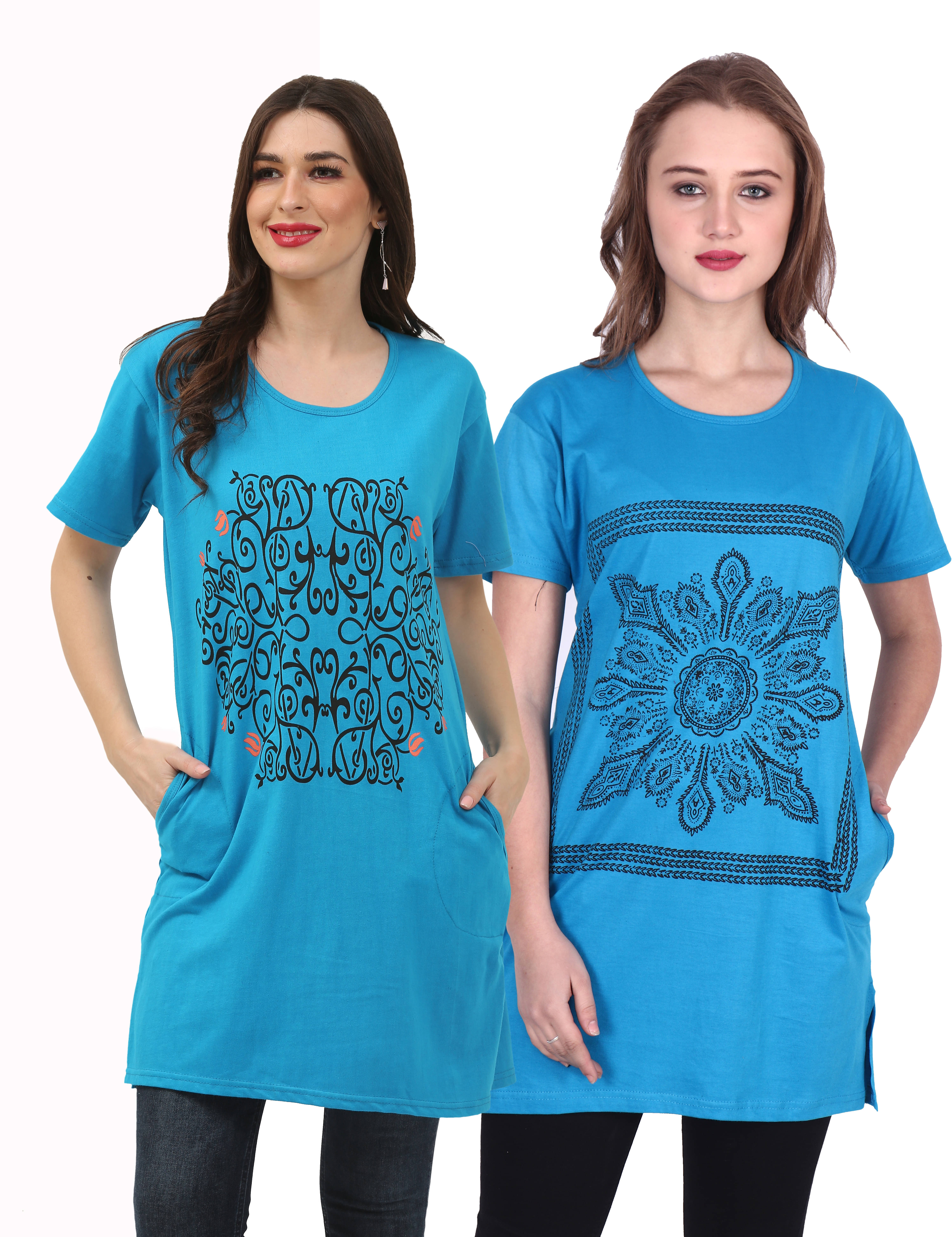     			Ddaspration Women's Cotton Blend Regular Top ( Multicolor )