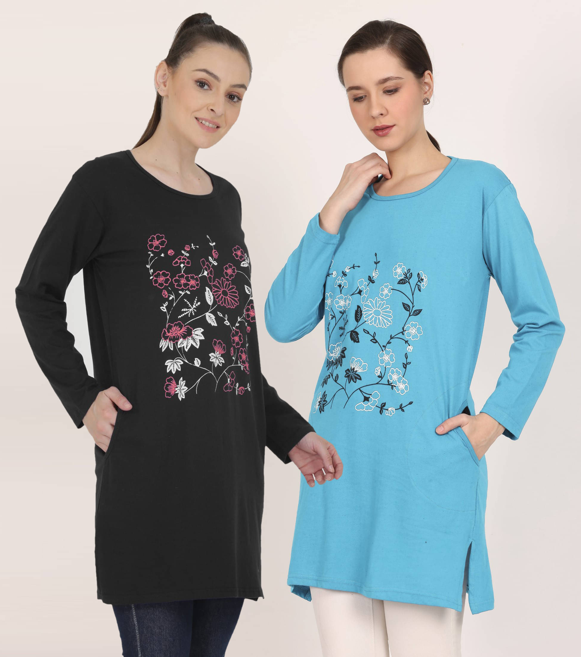 Ddaspration Women's Cotton Blend Regular Top ( Multicolor ) Ddaspration Women's Cotton Blend Regular Top ( Multicolor )
