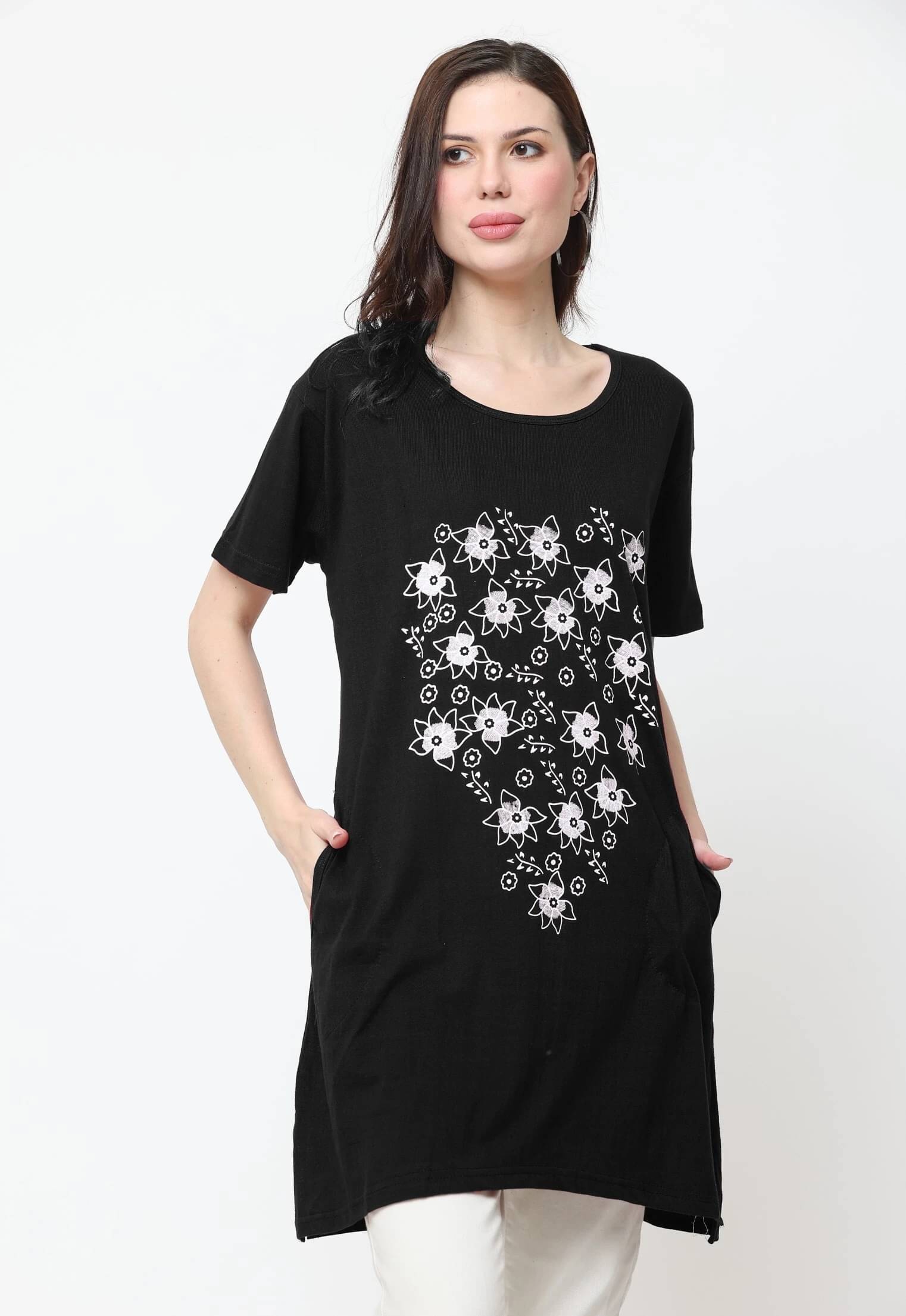 Ddaspration Women's Cotton Blend Regular Top ( Multicolor ) Ddaspration Women's Cotton Blend Regular Top ( Multicolor )