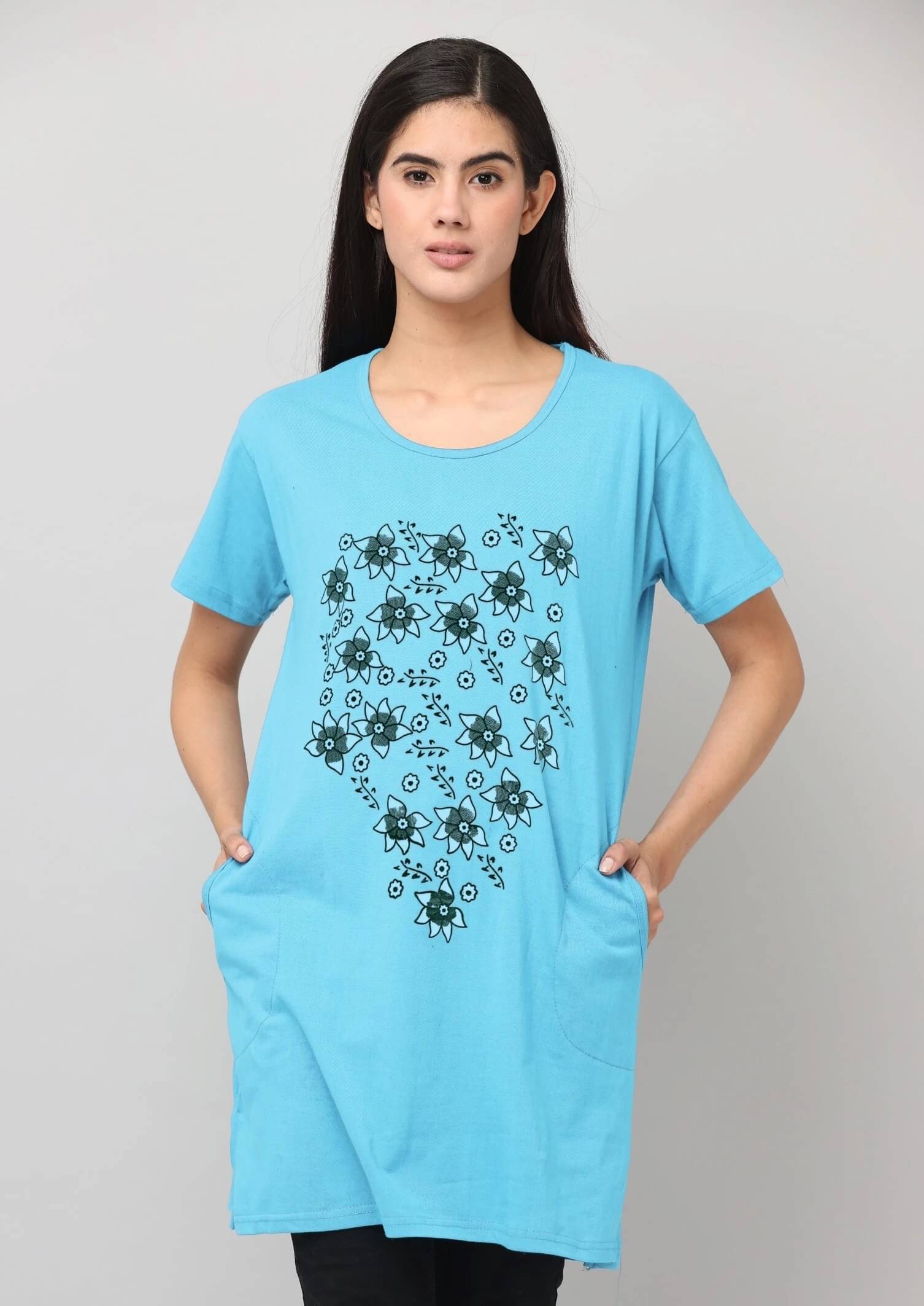 Ddaspration Women's Cotton Blend Regular Top ( Multicolor ) Ddaspration Women's Cotton Blend Regular Top ( Multicolor )