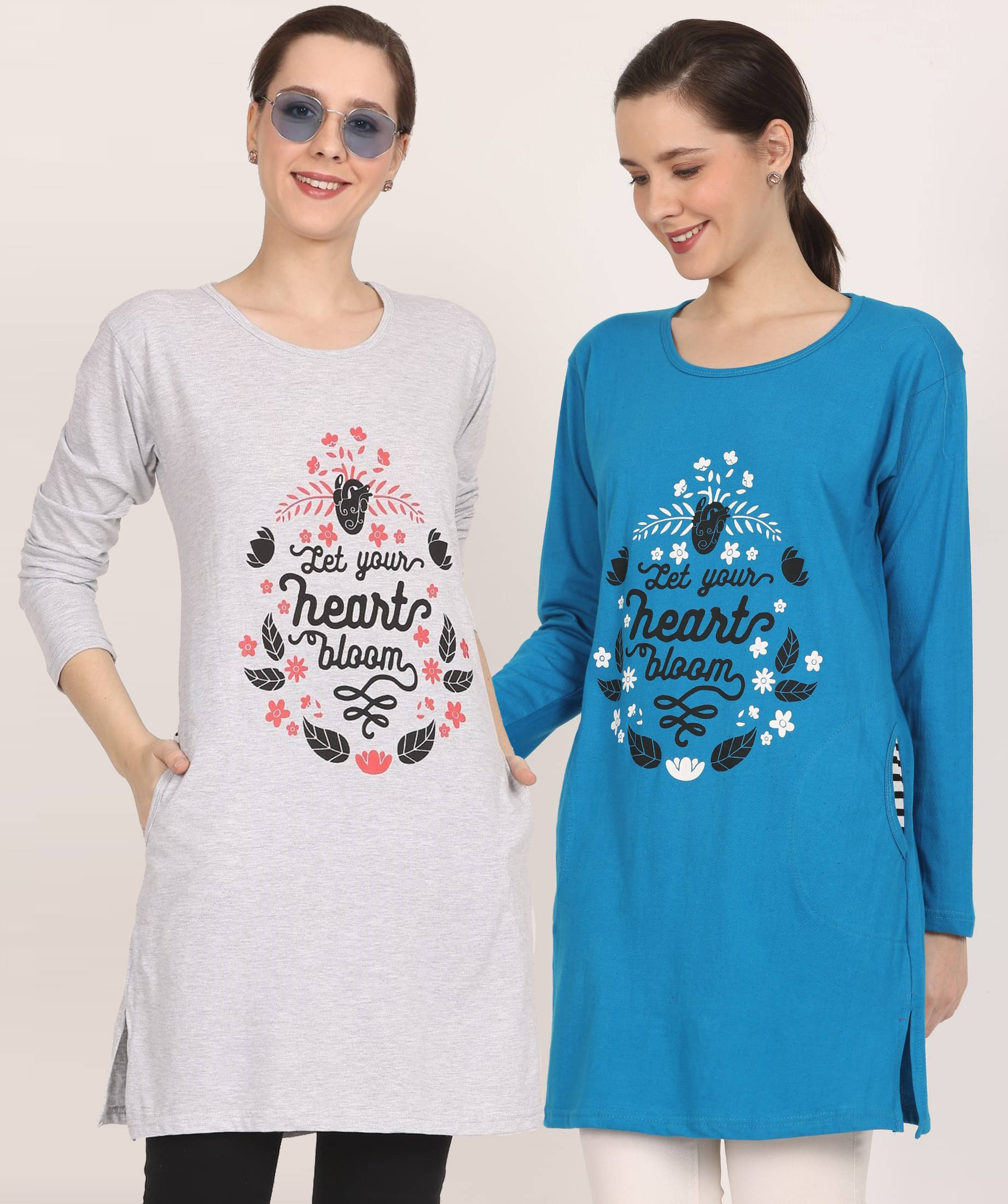 Ddaspration Women's Cotton Blend Regular Top ( Multicolor ) Ddaspration Women's Cotton Blend Regular Top ( Multicolor )
