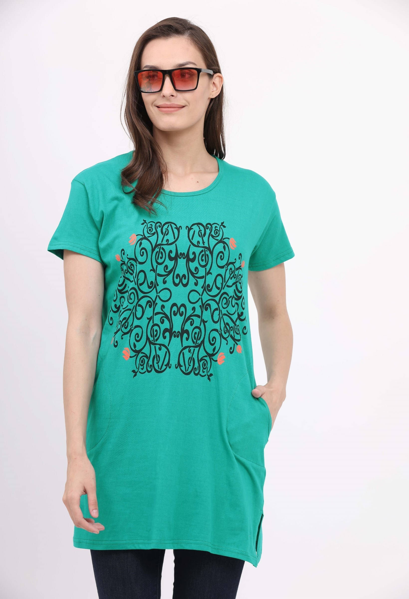     			Ddaspration Women's Cotton Blend Regular Top ( Multicolor )