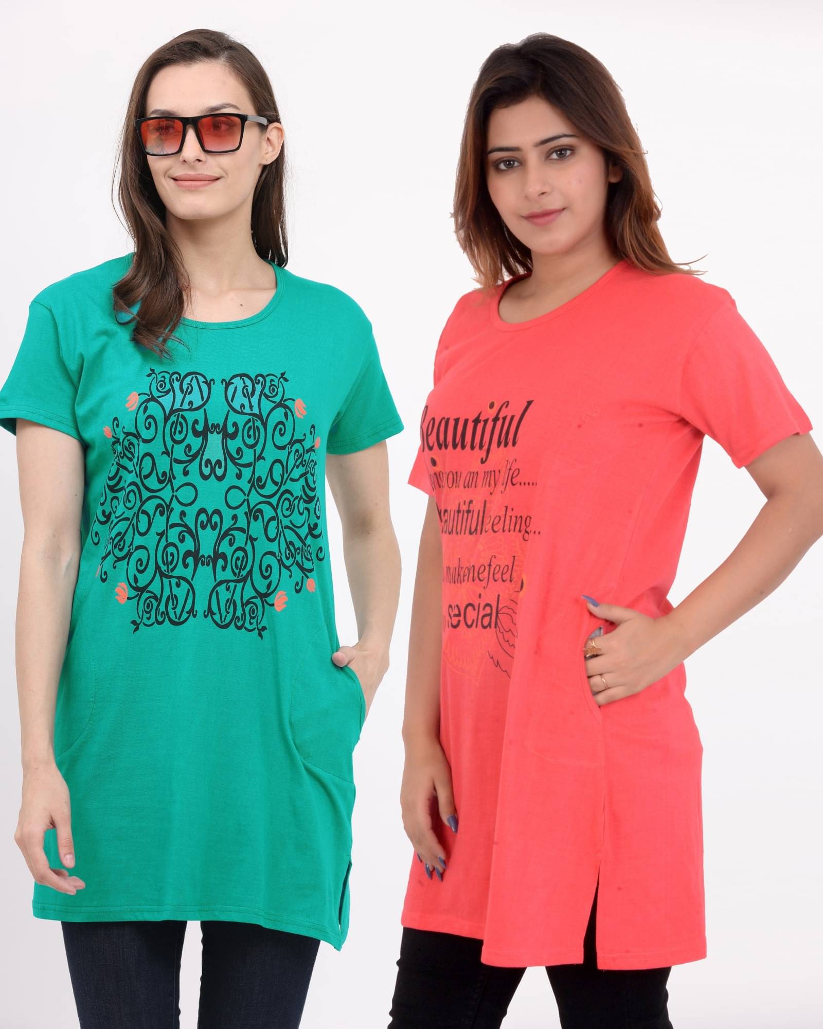 Ddaspration Women's Cotton Blend Regular Top ( Multicolor ) Ddaspration Women's Cotton Blend Regular Top ( Multicolor )