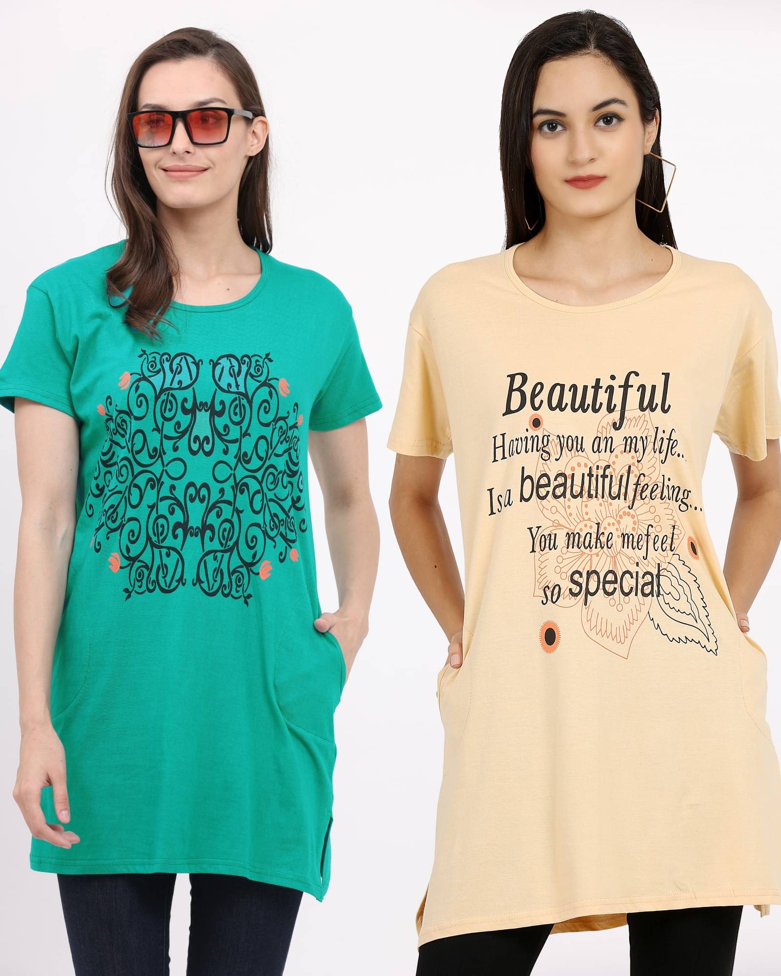 Ddaspration Women's Cotton Blend Regular Top ( Multicolor ) Ddaspration Women's Cotton Blend Regular Top ( Multicolor )