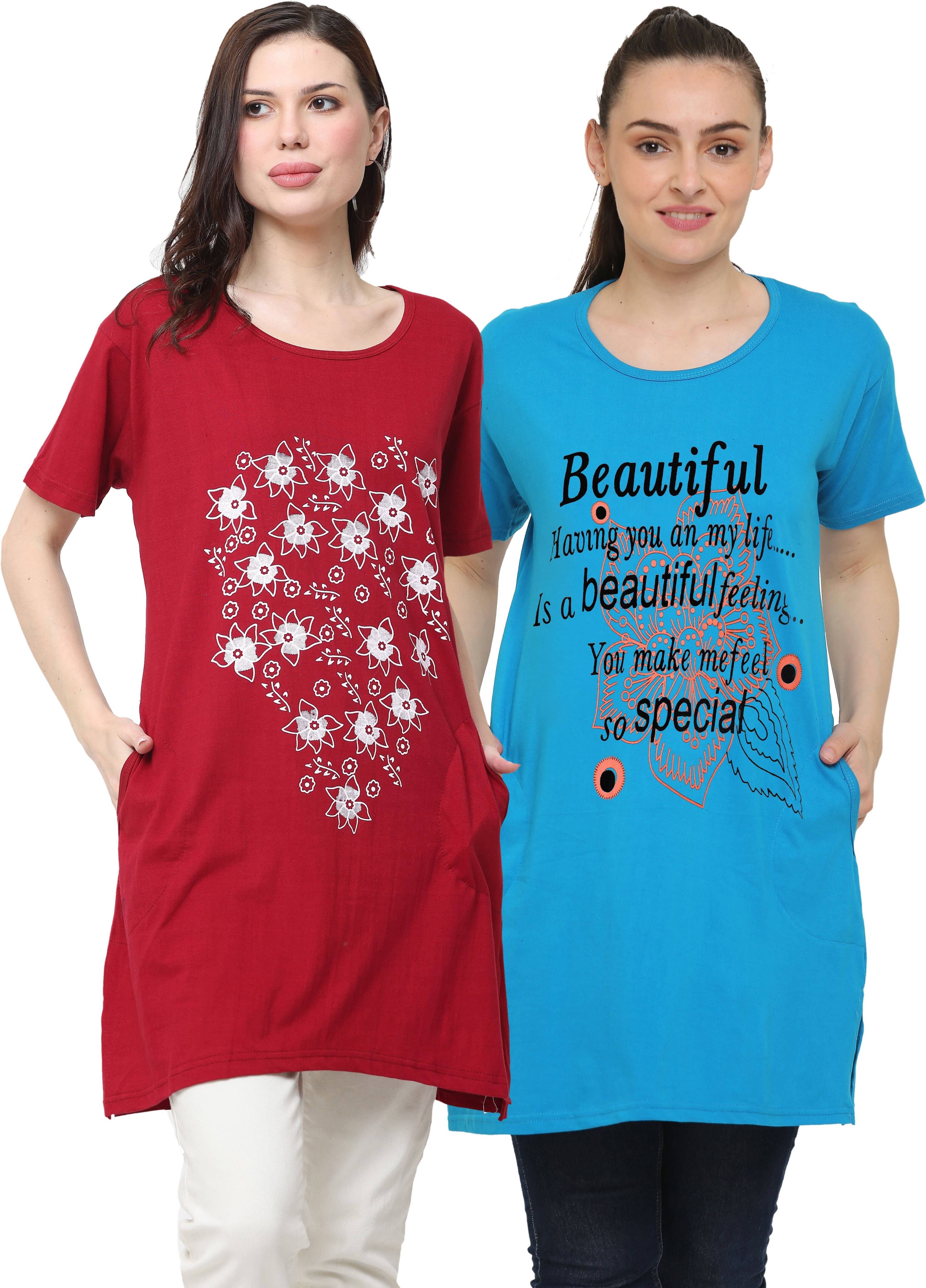     			Ddaspration Women's Cotton Blend Regular Top ( Multicolor )