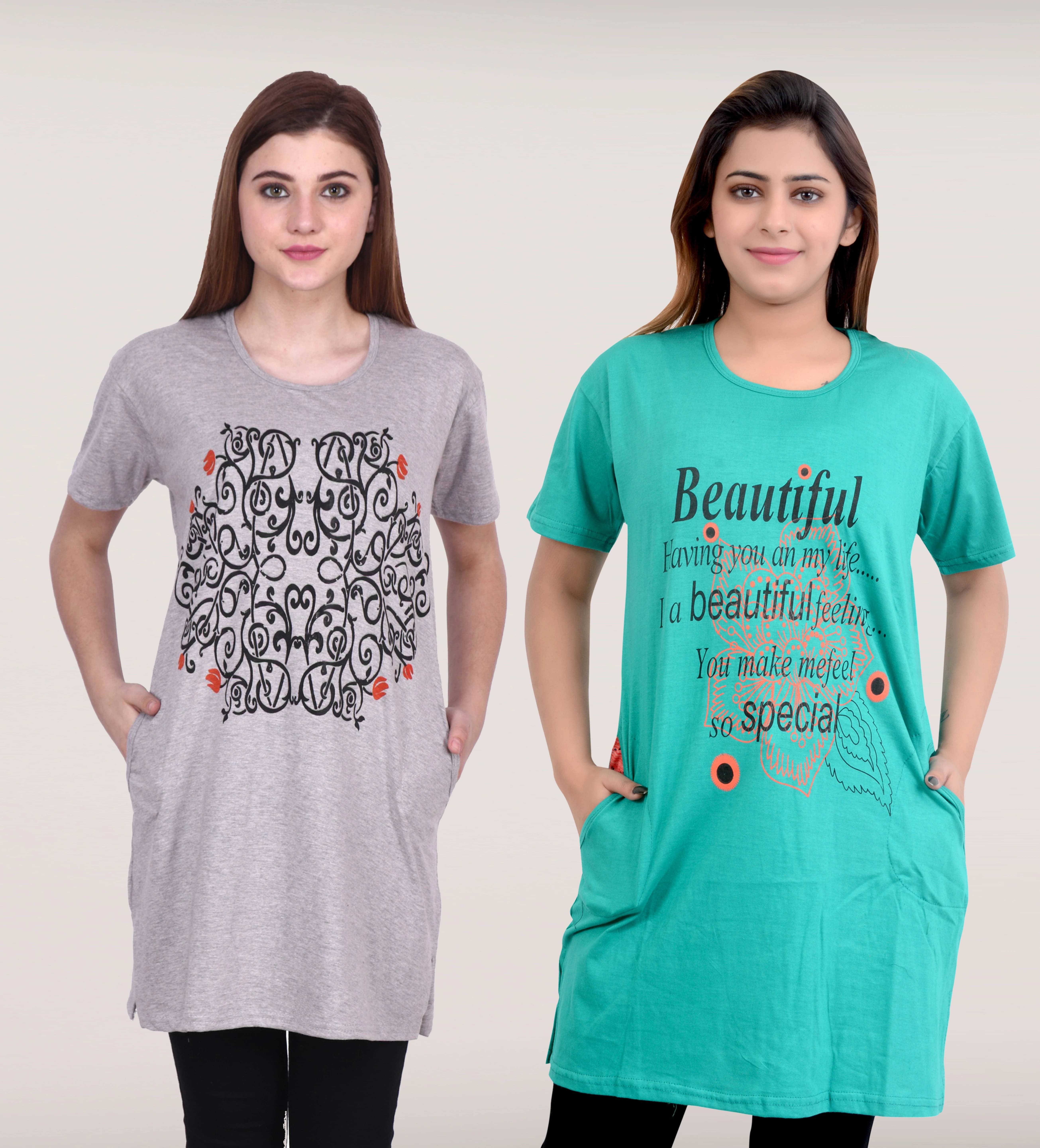 Ddaspration Women's Cotton Blend Regular Top ( Multicolor ) Ddaspration Women's Cotton Blend Regular Top ( Multicolor )