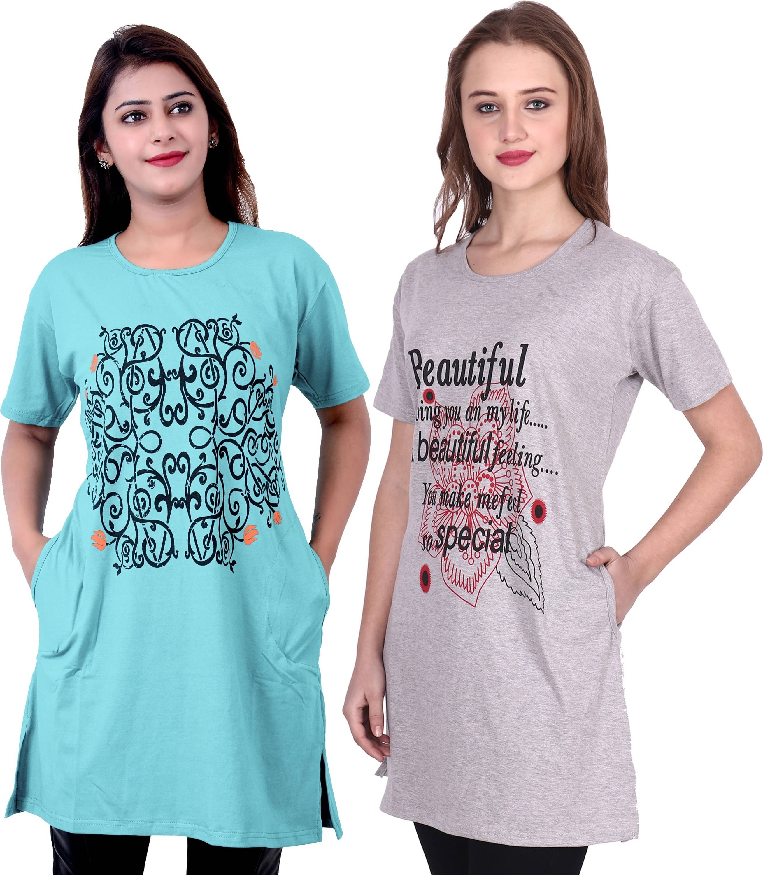 Ddaspration Women's Cotton Blend Regular Top ( Multicolor ) Ddaspration Women's Cotton Blend Regular Top ( Multicolor )