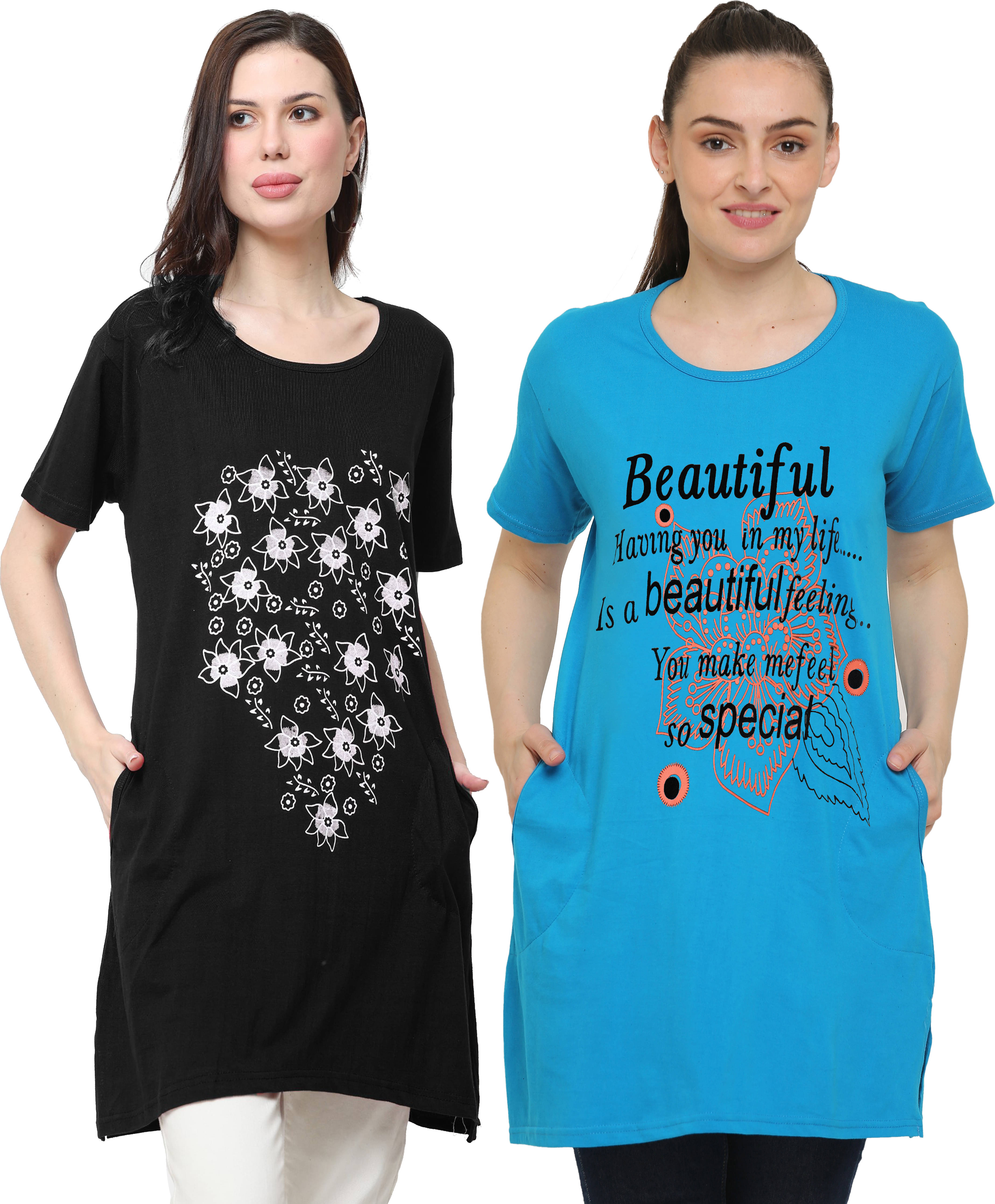 Ddaspration Women's Cotton Blend Regular Top ( Multicolor ) Ddaspration Women's Cotton Blend Regular Top ( Multicolor )