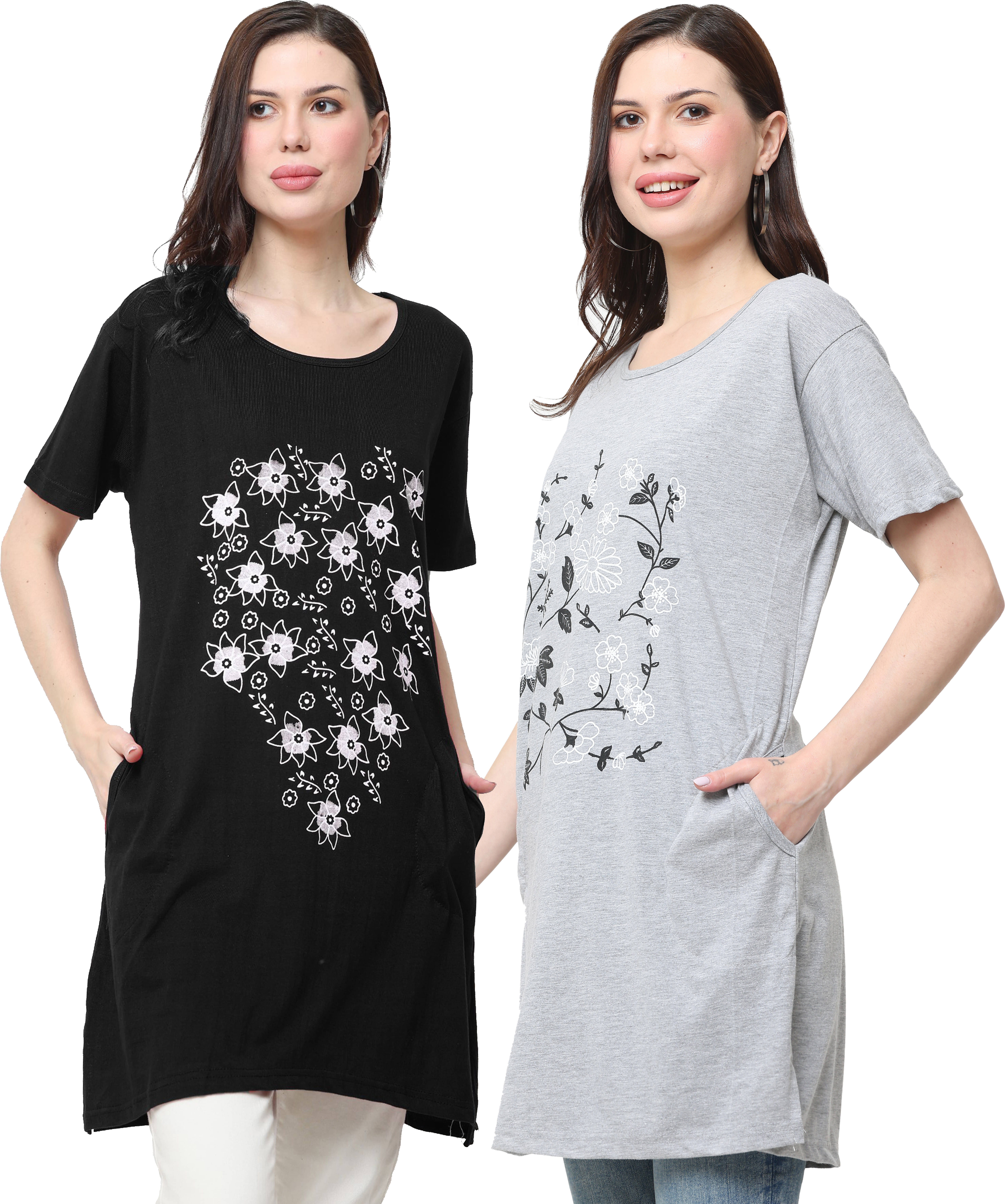 Ddaspration Women's Cotton Blend Regular Top ( Multicolor ) Ddaspration Women's Cotton Blend Regular Top ( Multicolor )
