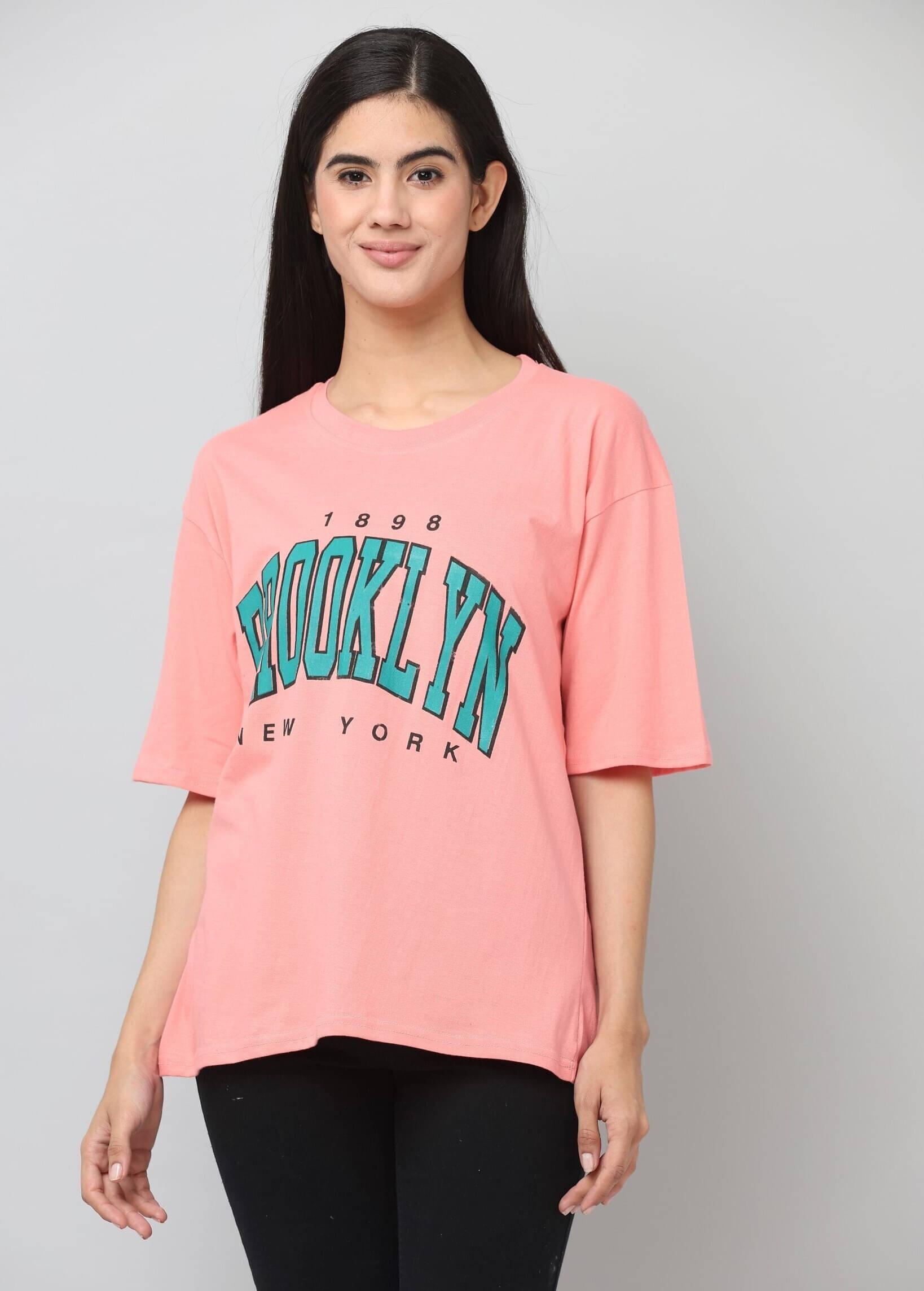     			Ddaspration Women's Cotton Blend Regular Top ( Pink )
