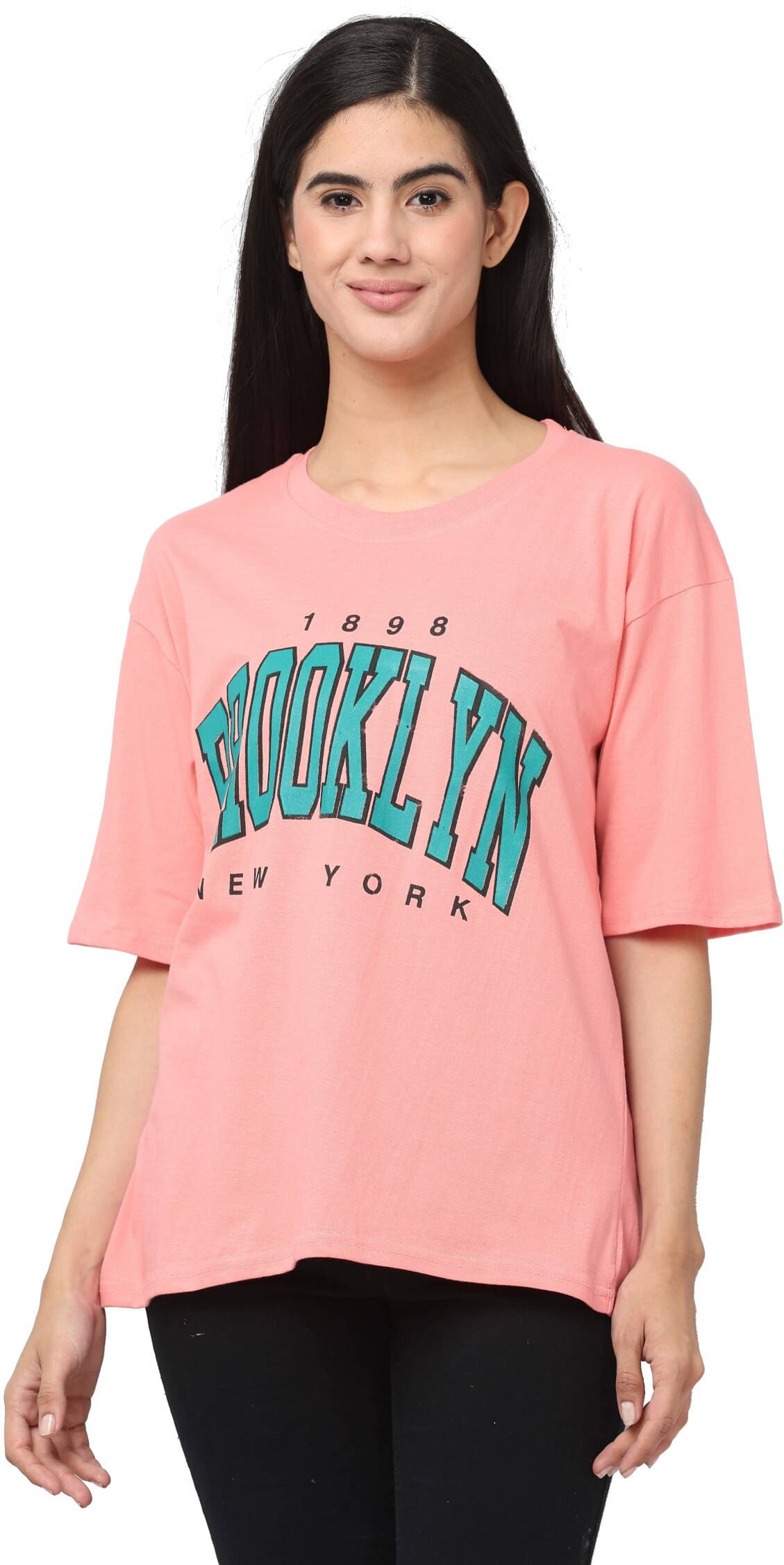 Ddaspration Women's Cotton Blend Regular Top ( Pink )     			Ddaspration Women's Cotton Blend Regular Top ( Pink )