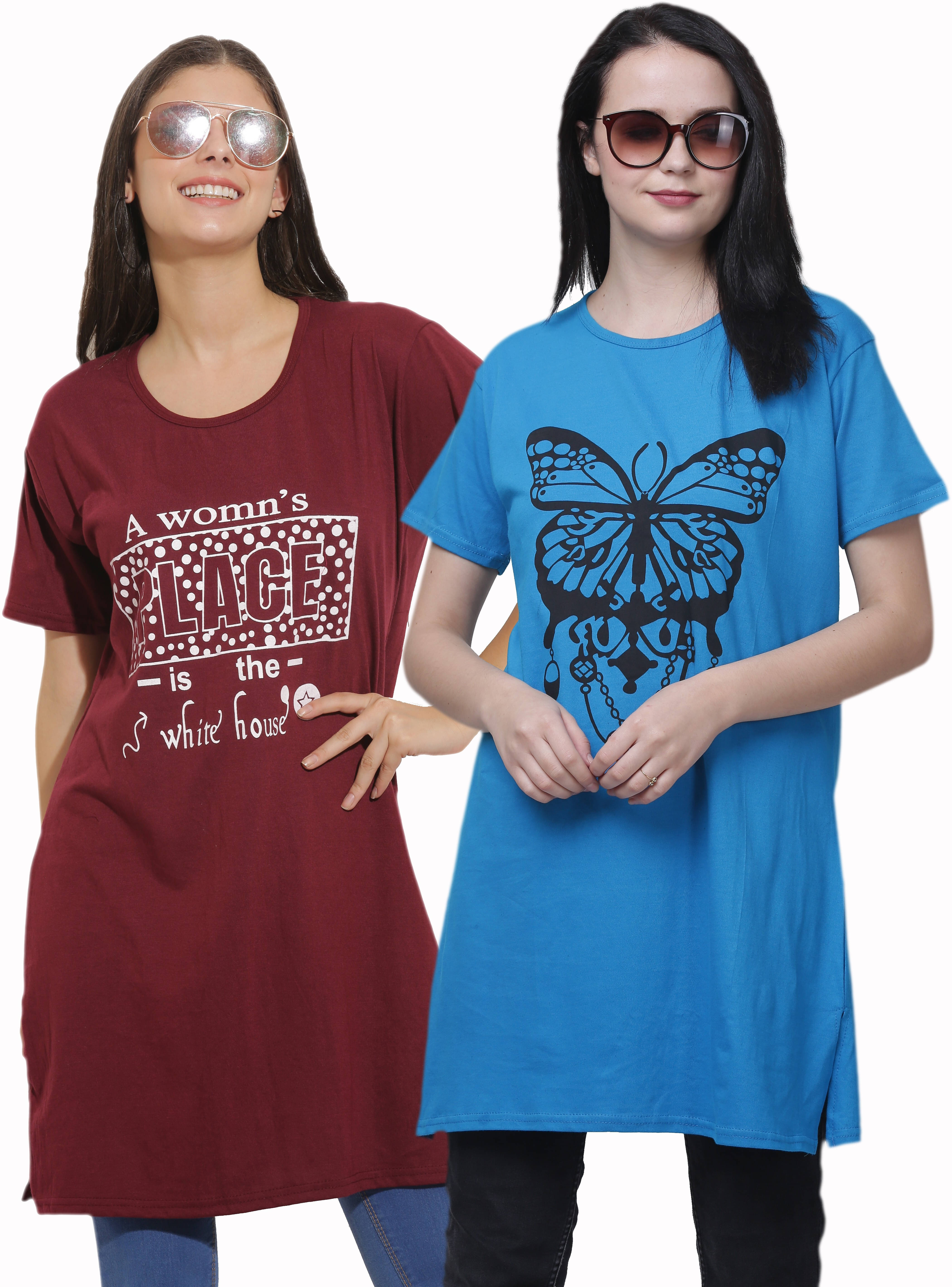     			Ddaspration Women's Cotton Blend Regular Top ( Multicolor )