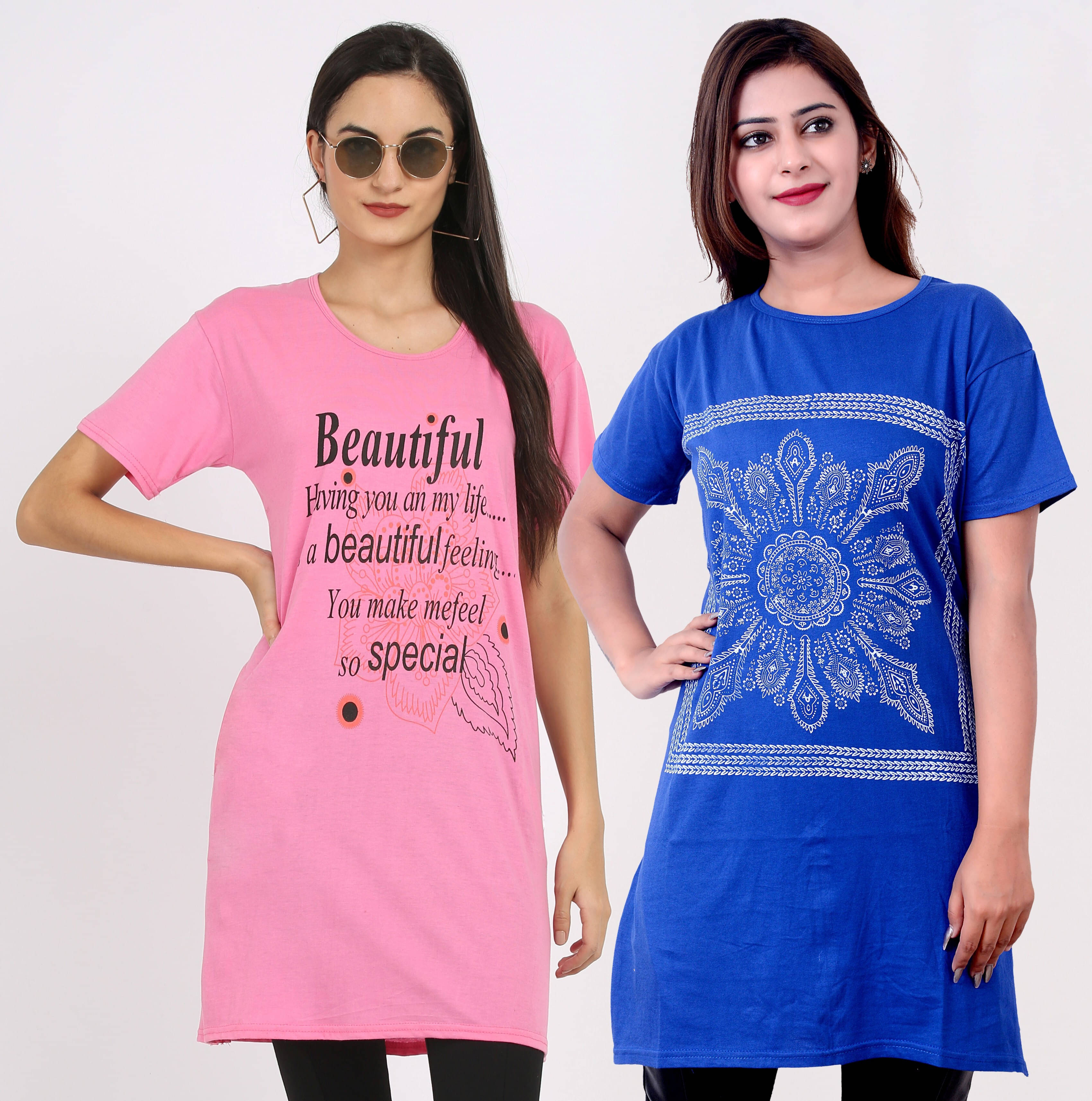 Ddaspration Women's Cotton Blend Regular Top ( Multicolor ) Ddaspration Women's Cotton Blend Regular Top ( Multicolor )