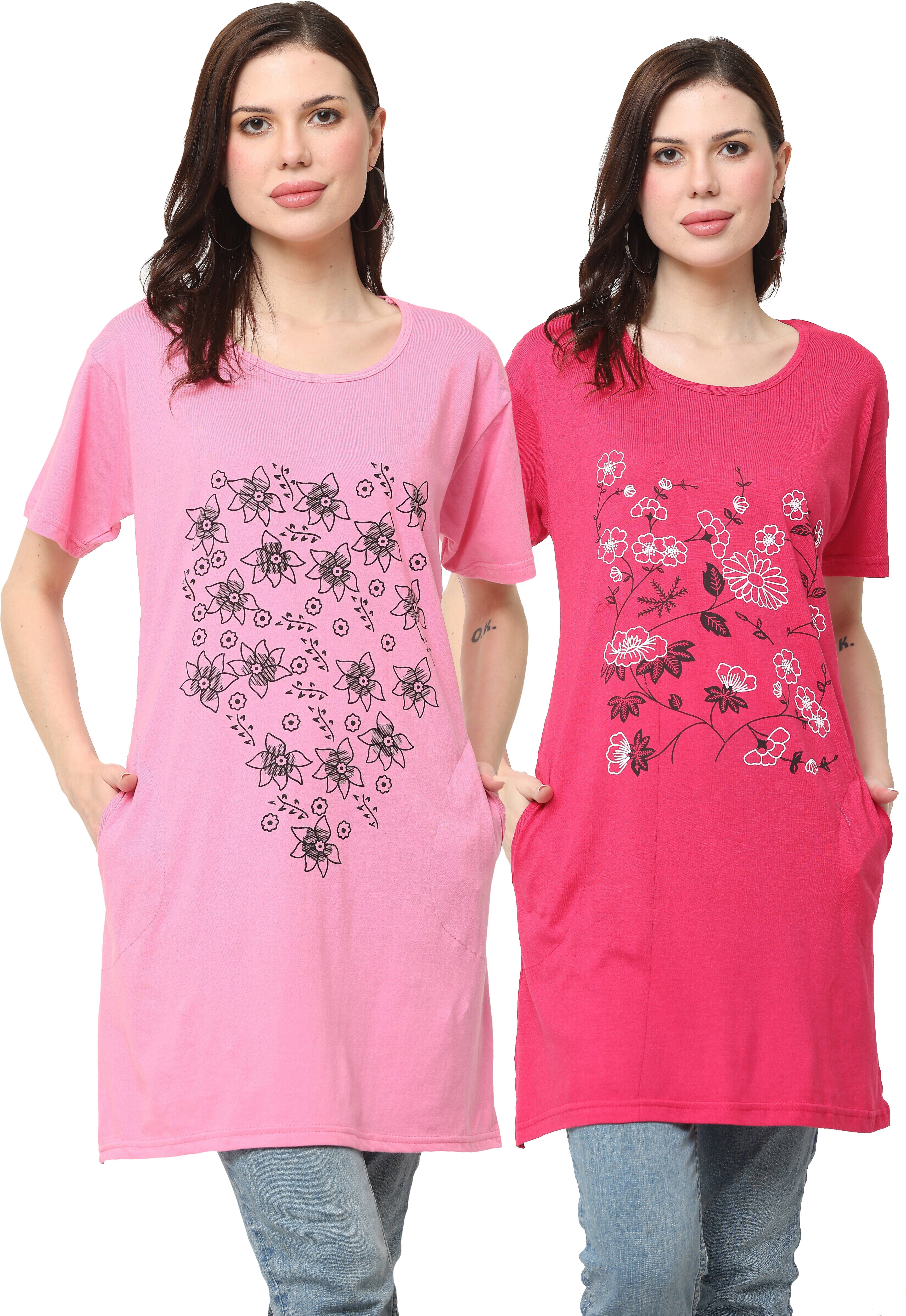 Ddaspration Women's Cotton Blend Regular Top ( Multicolor ) Ddaspration Women's Cotton Blend Regular Top ( Multicolor )