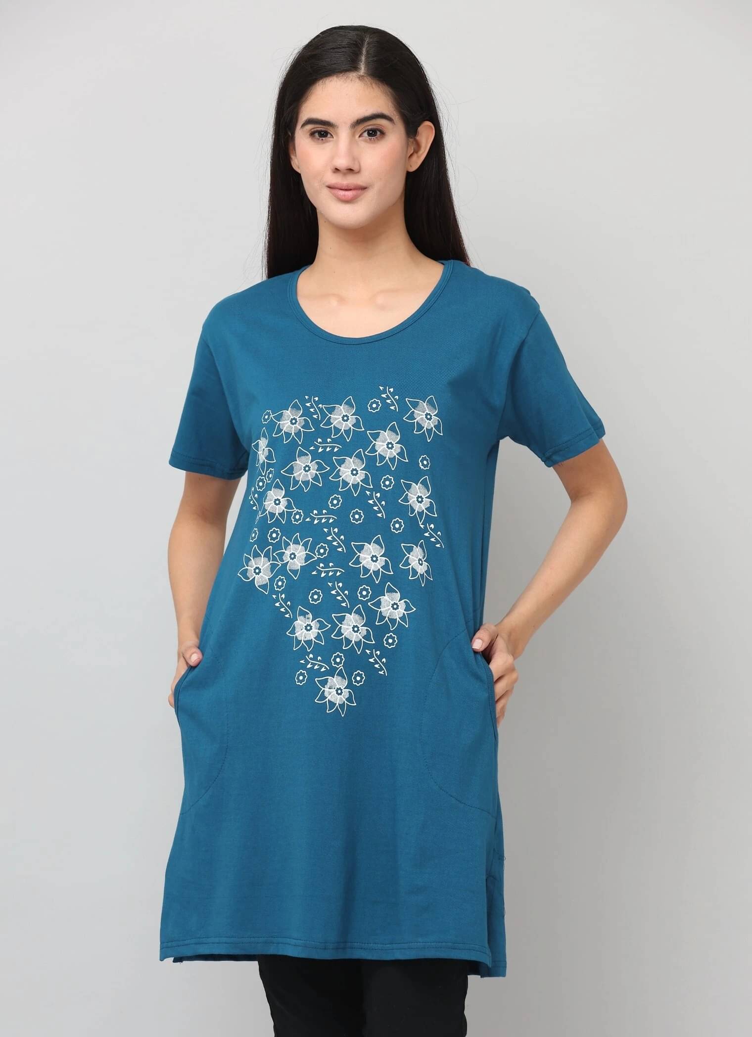Ddaspration Women's Cotton Blend Regular Top ( Multicolor ) Ddaspration Women's Cotton Blend Regular Top ( Multicolor )