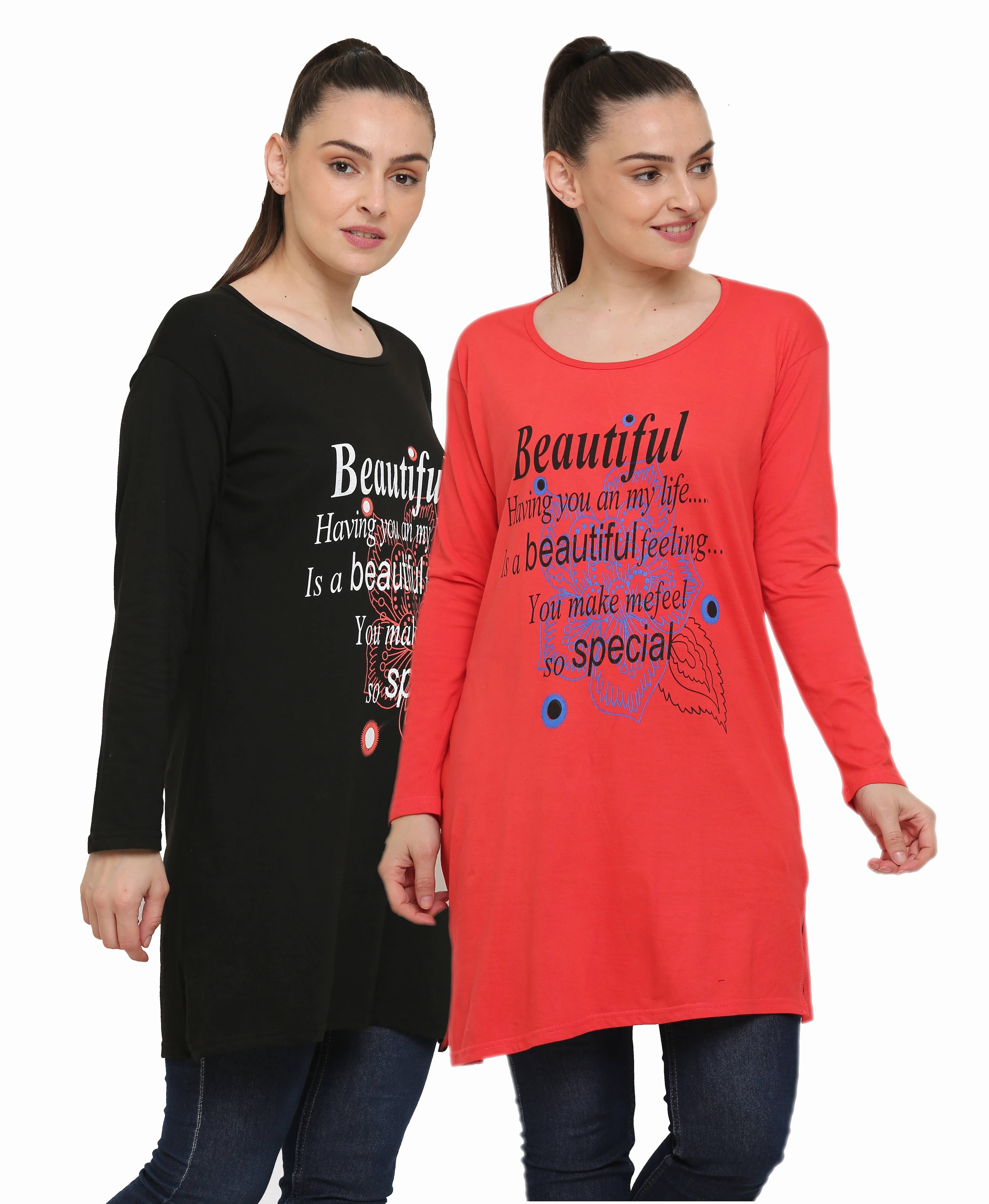 Ddaspration Women's Cotton Blend Regular Top ( Multicolor ) Ddaspration Women's Cotton Blend Regular Top ( Multicolor )