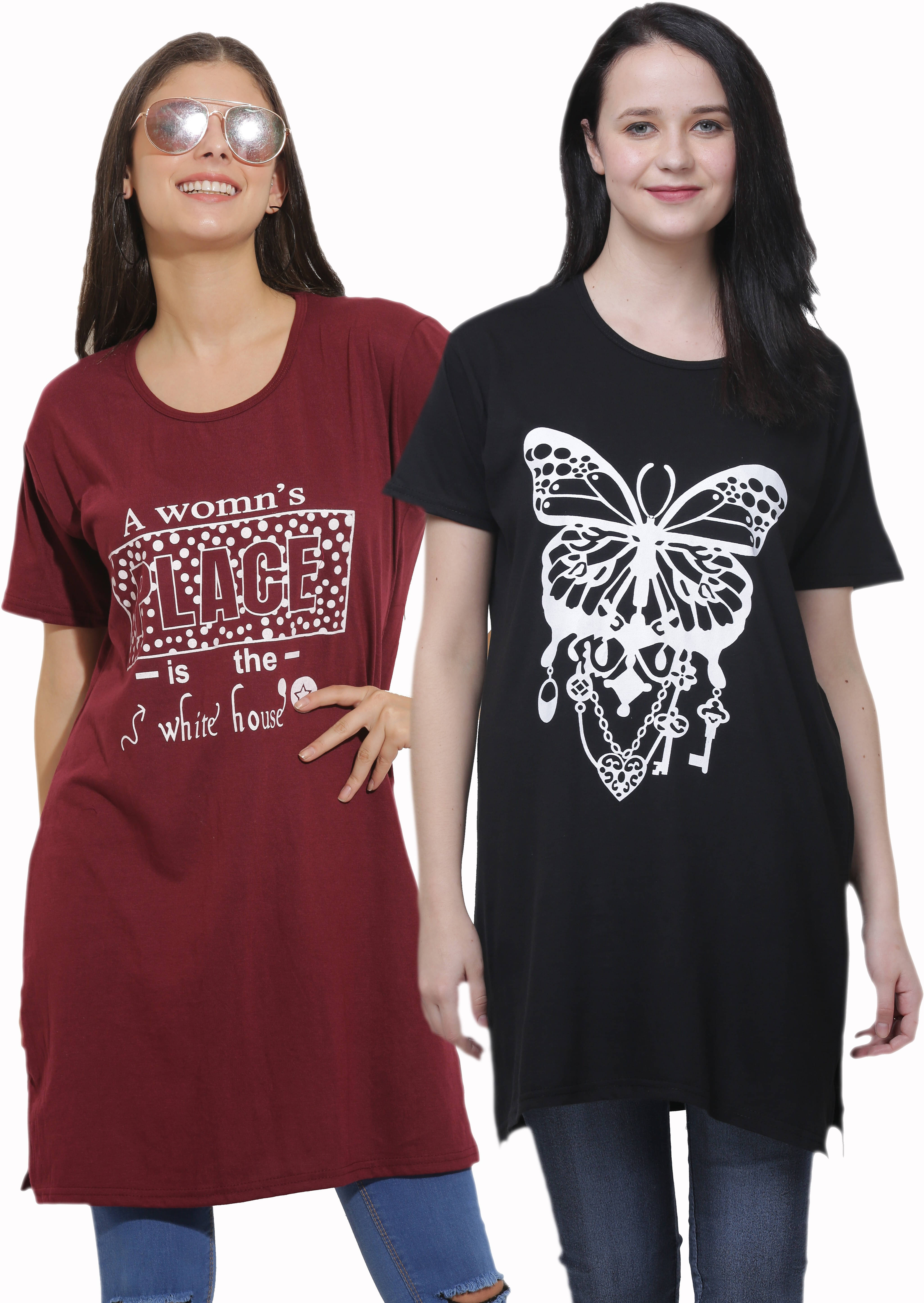 Ddaspration Women's Cotton Blend Regular Top ( Multicolor ) Ddaspration Women's Cotton Blend Regular Top ( Multicolor )