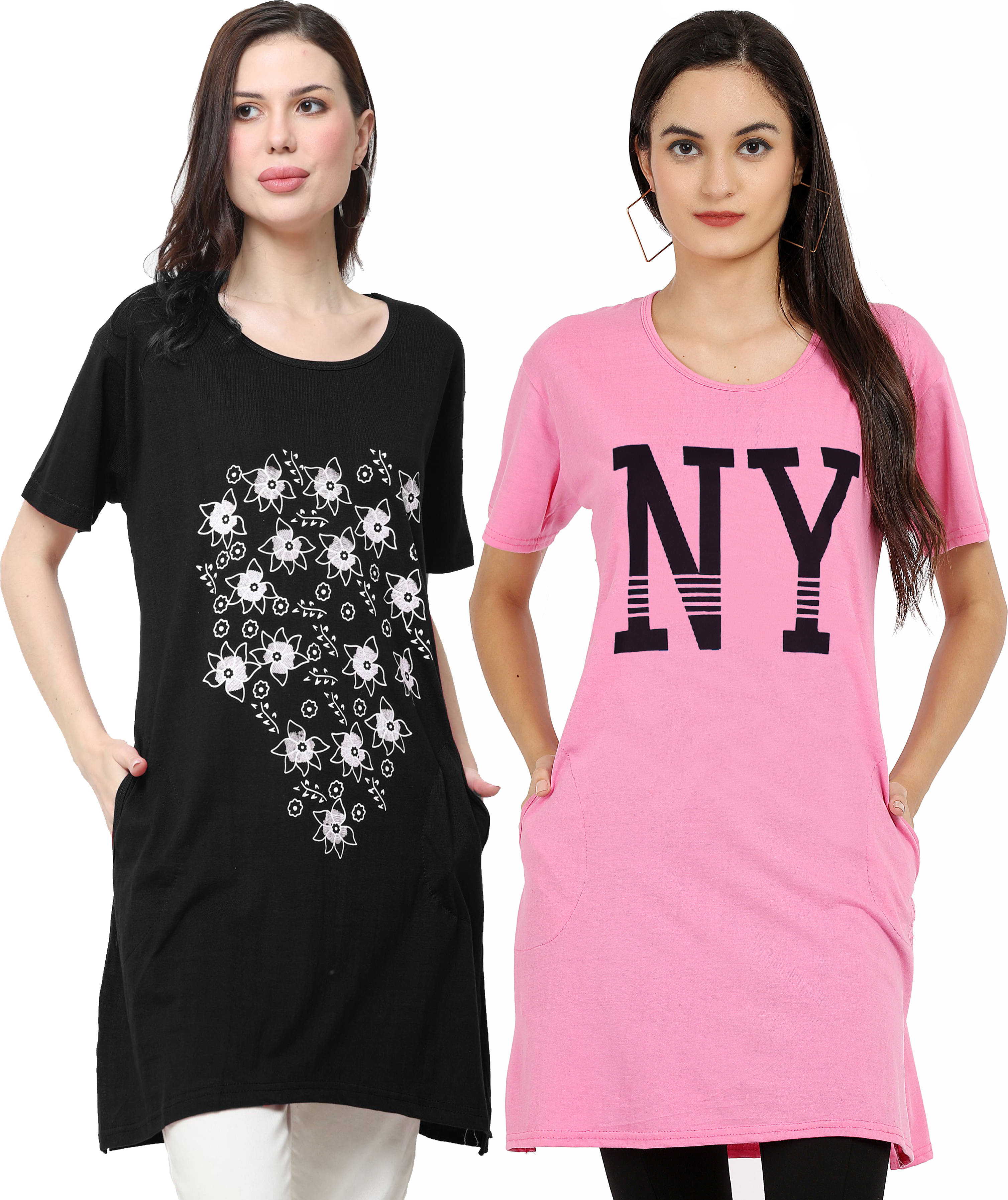 Ddaspration Women's Cotton Blend Regular Top ( Multicolor ) Ddaspration Women's Cotton Blend Regular Top ( Multicolor )