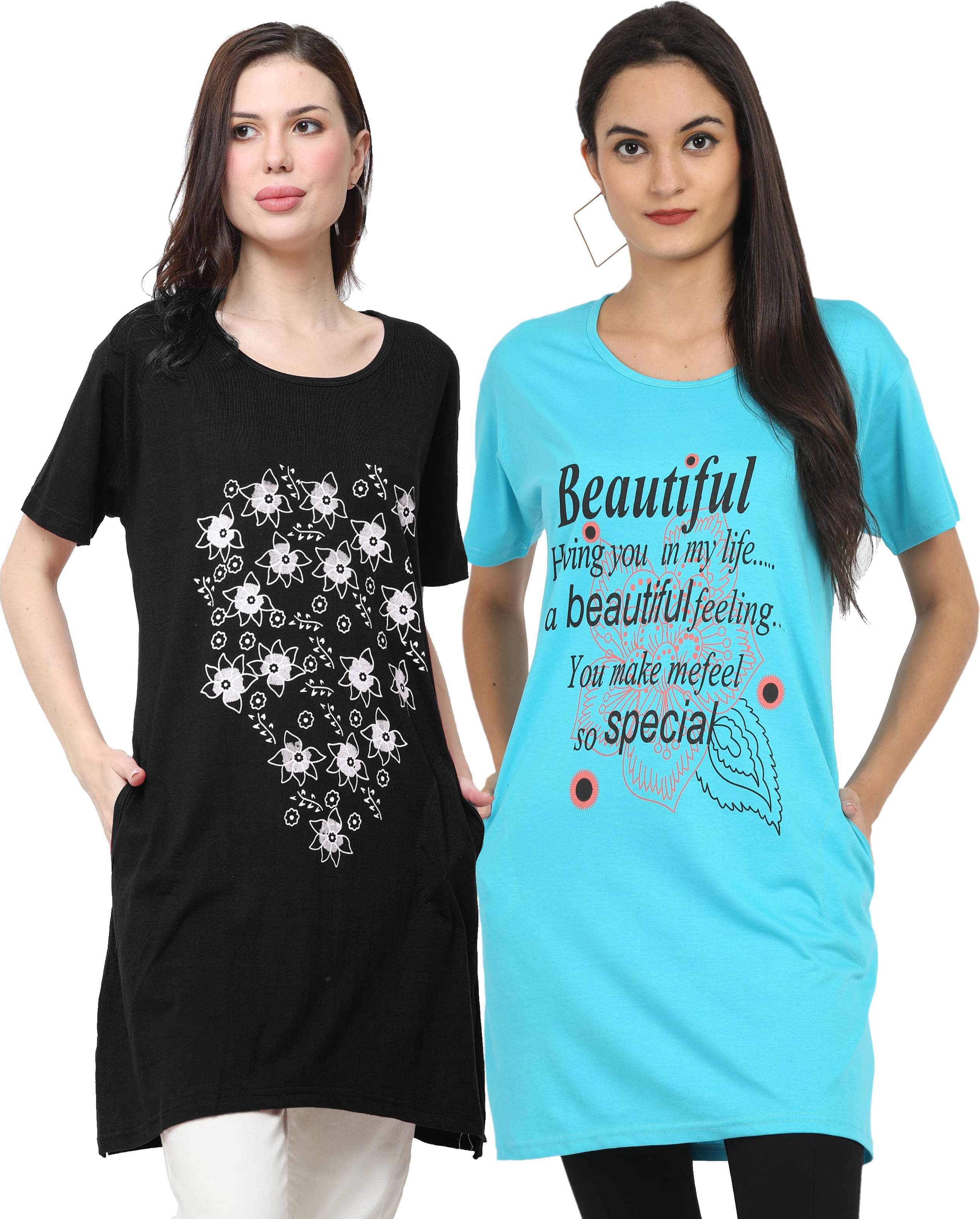 Ddaspration Women's Cotton Blend Regular Top ( Multicolor ) Ddaspration Women's Cotton Blend Regular Top ( Multicolor )
