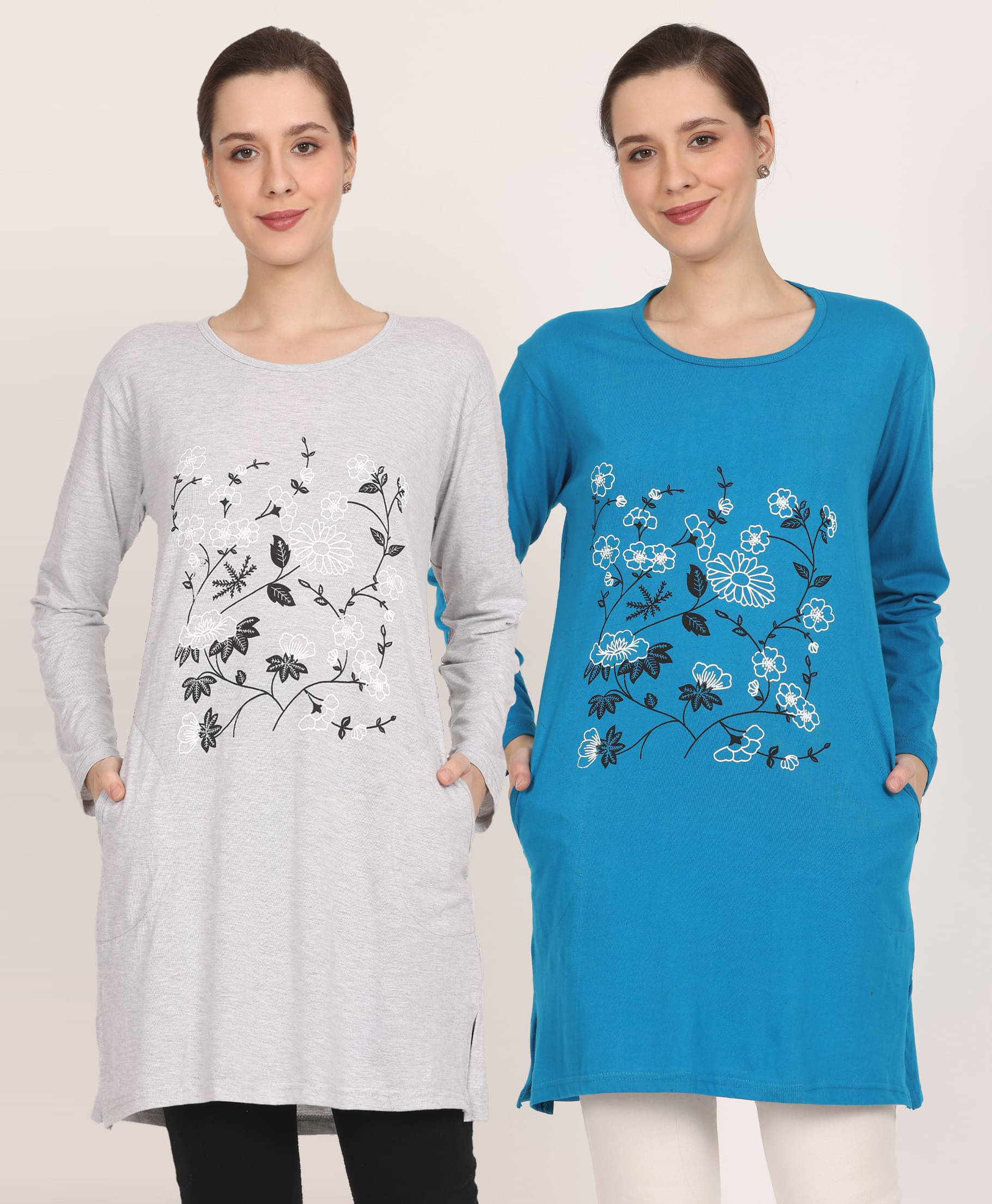 Ddaspration Women's Cotton Blend Regular Top ( Multicolor ) Ddaspration Women's Cotton Blend Regular Top ( Multicolor )