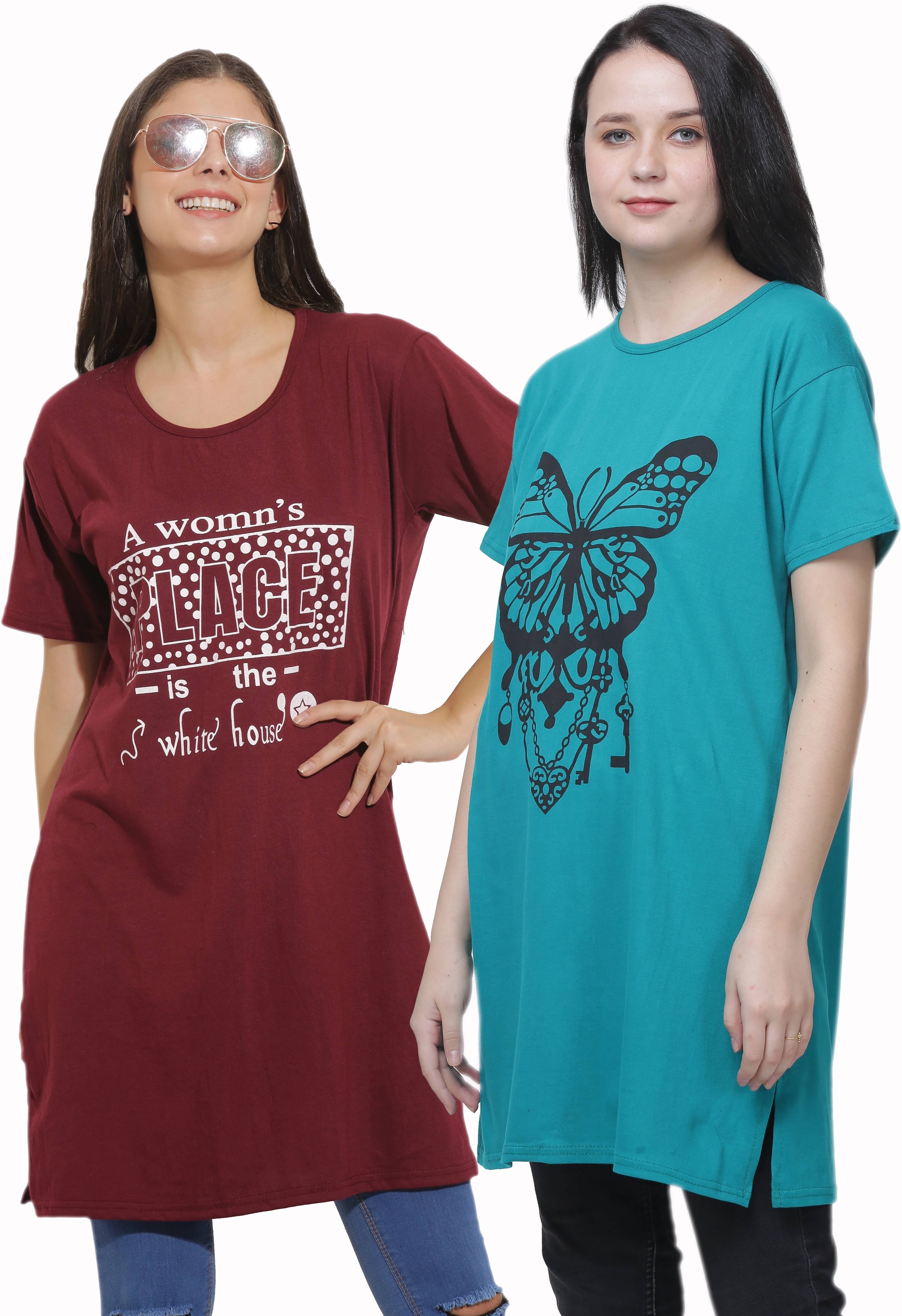 Ddaspration Women's Cotton Blend Regular Top ( Multicolor ) Ddaspration Women's Cotton Blend Regular Top ( Multicolor )