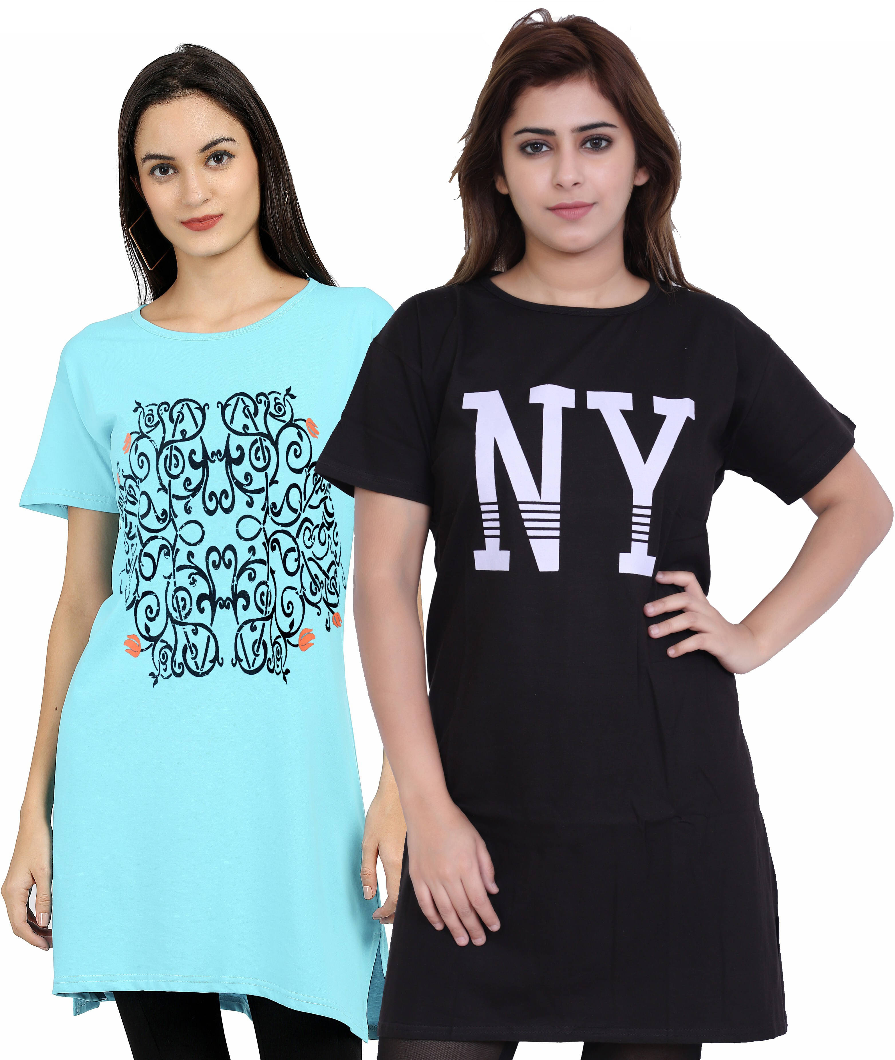 Ddaspration Women's Cotton Blend Regular Top ( Multicolor ) Ddaspration Women's Cotton Blend Regular Top ( Multicolor )