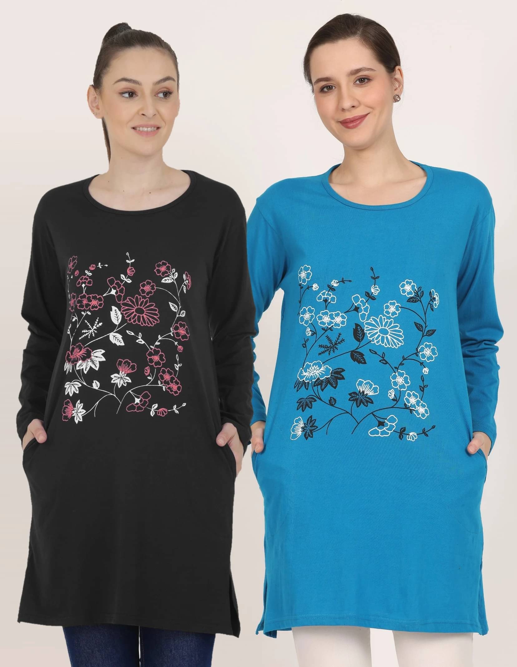 Ddaspration Women's Cotton Blend Regular Top ( Multicolor ) Ddaspration Women's Cotton Blend Regular Top ( Multicolor )