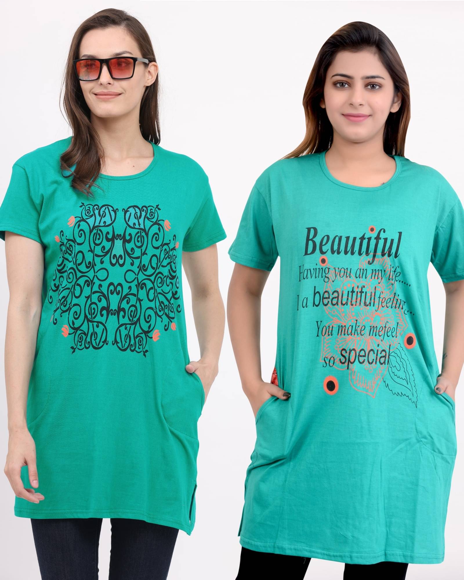 Ddaspration Women's Cotton Blend Regular Top ( Multicolor ) Ddaspration Women's Cotton Blend Regular Top ( Multicolor )