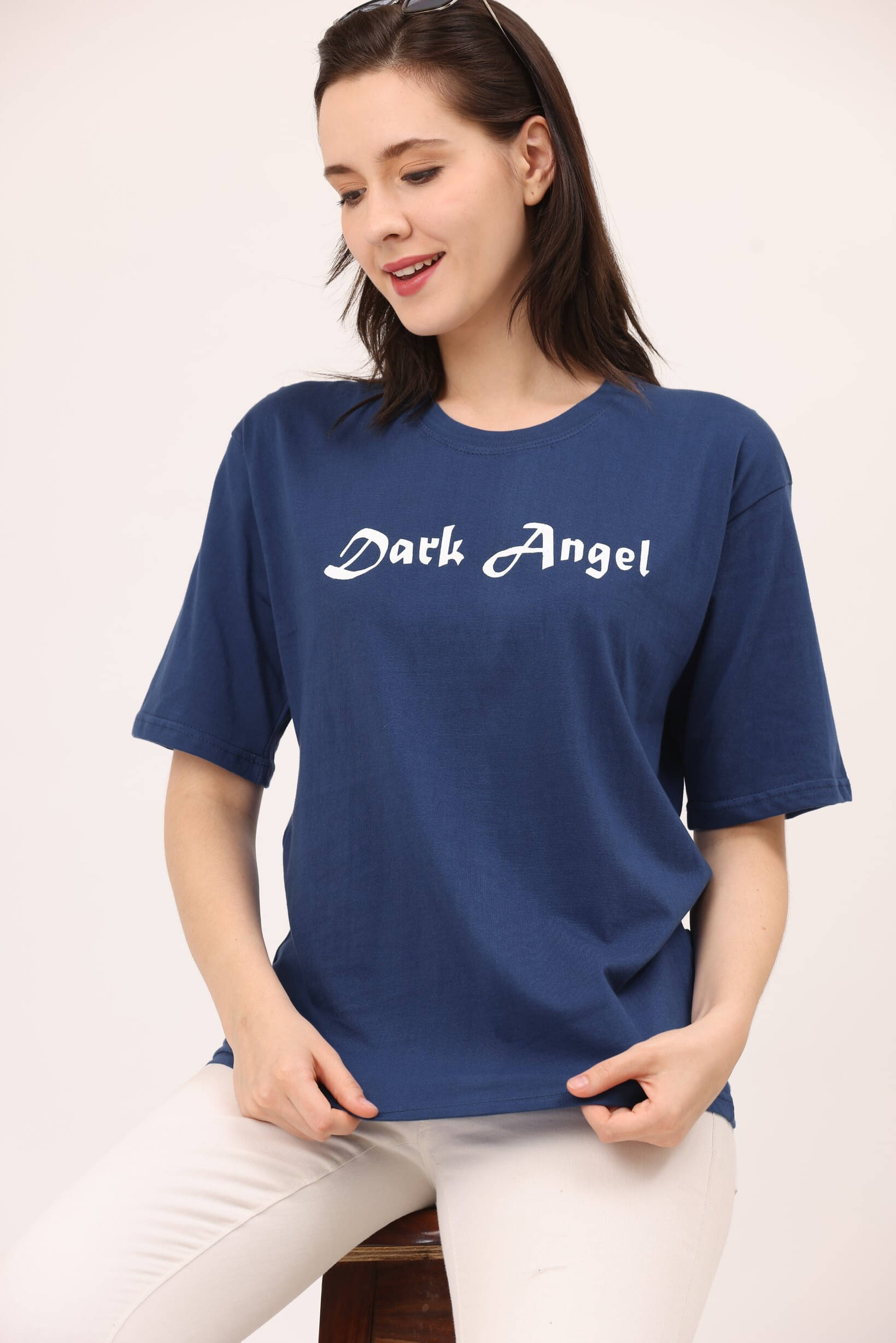 Ddaspration Women's Cotton Blend Regular Top ( Blue ) Ddaspration Women's Cotton Blend Regular Top ( Blue )