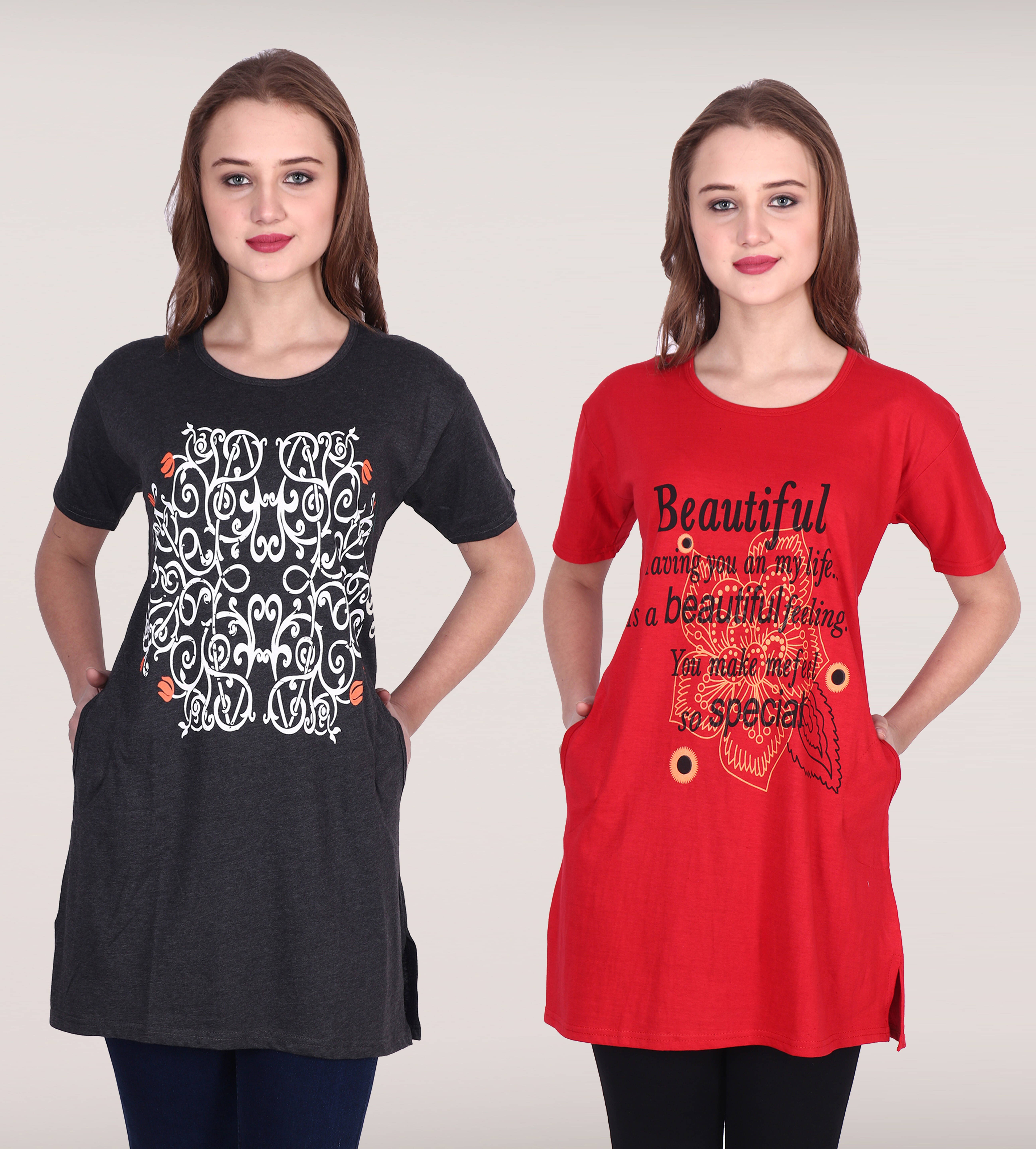     			Ddaspration Women's Cotton Blend Regular Top ( Multicolor )